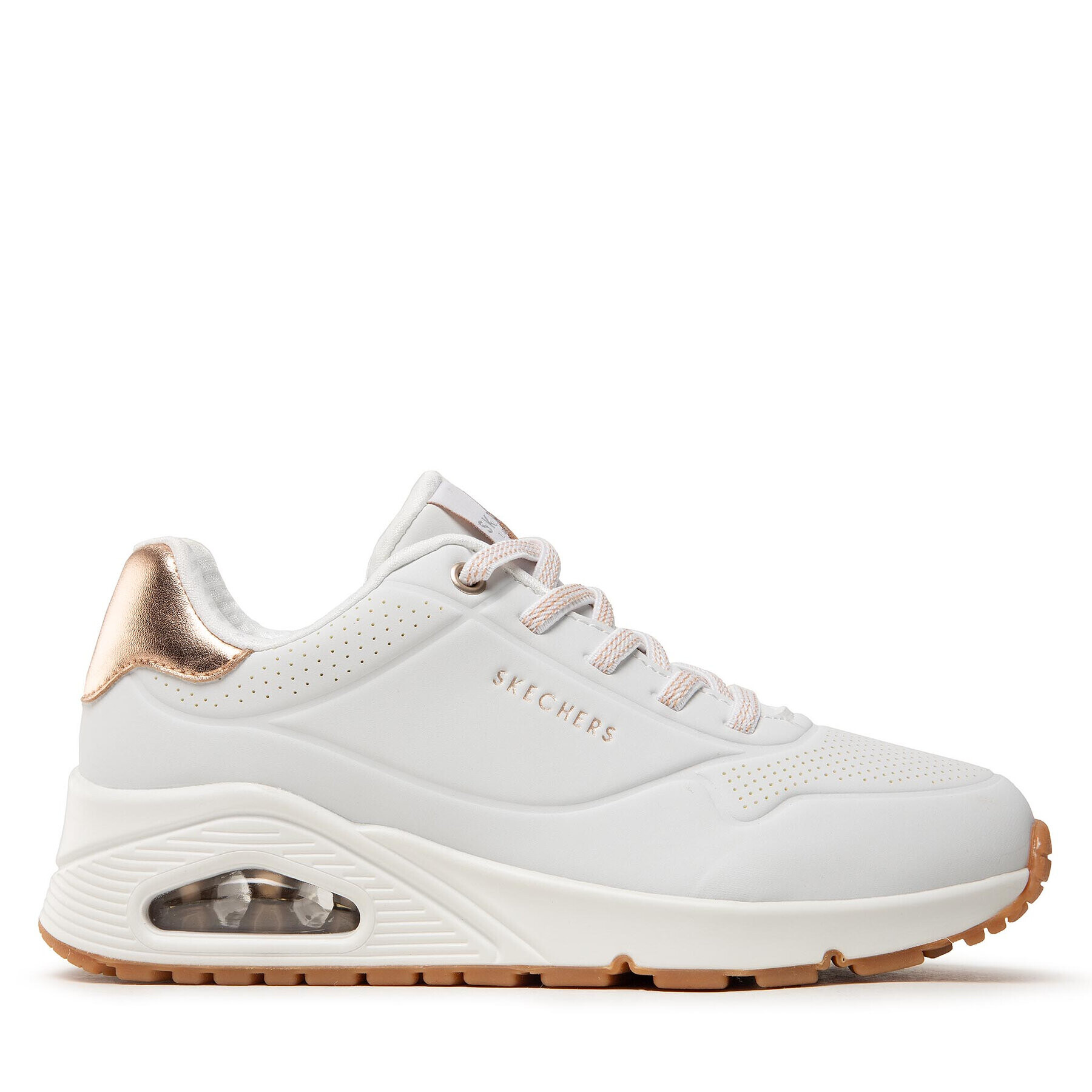 Skechers Сникърси Uno Shimmer Away 155196/WHT Бял - Pepit.bg