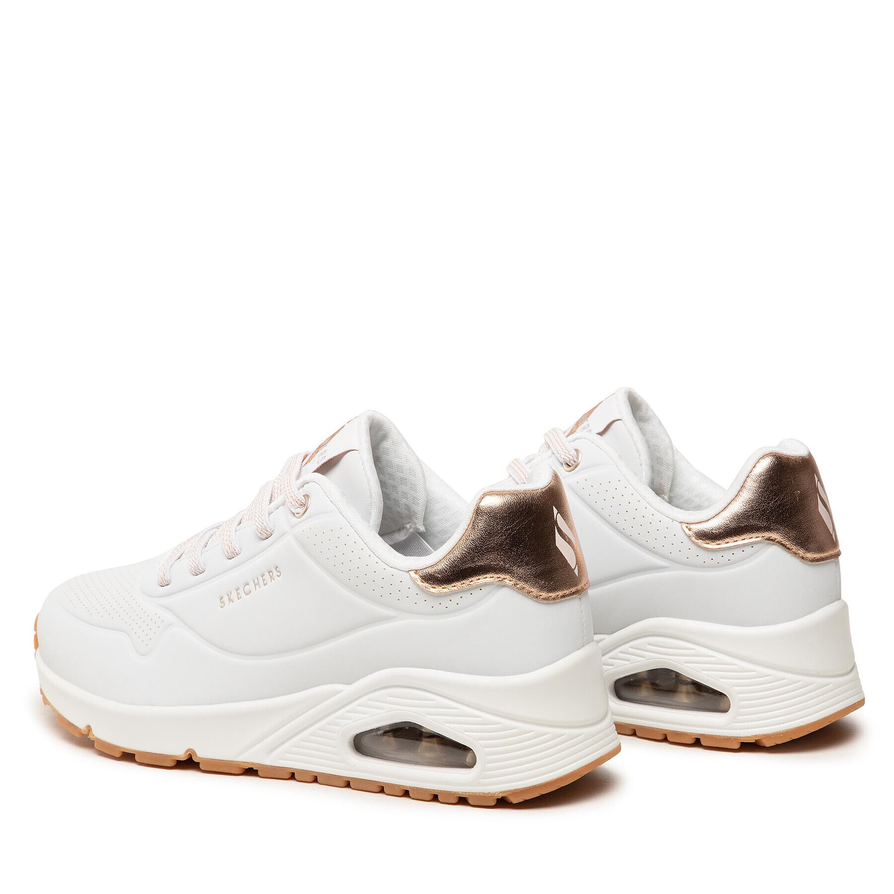 Skechers Сникърси Uno Shimmer Away 155196/WHT Бял - Pepit.bg