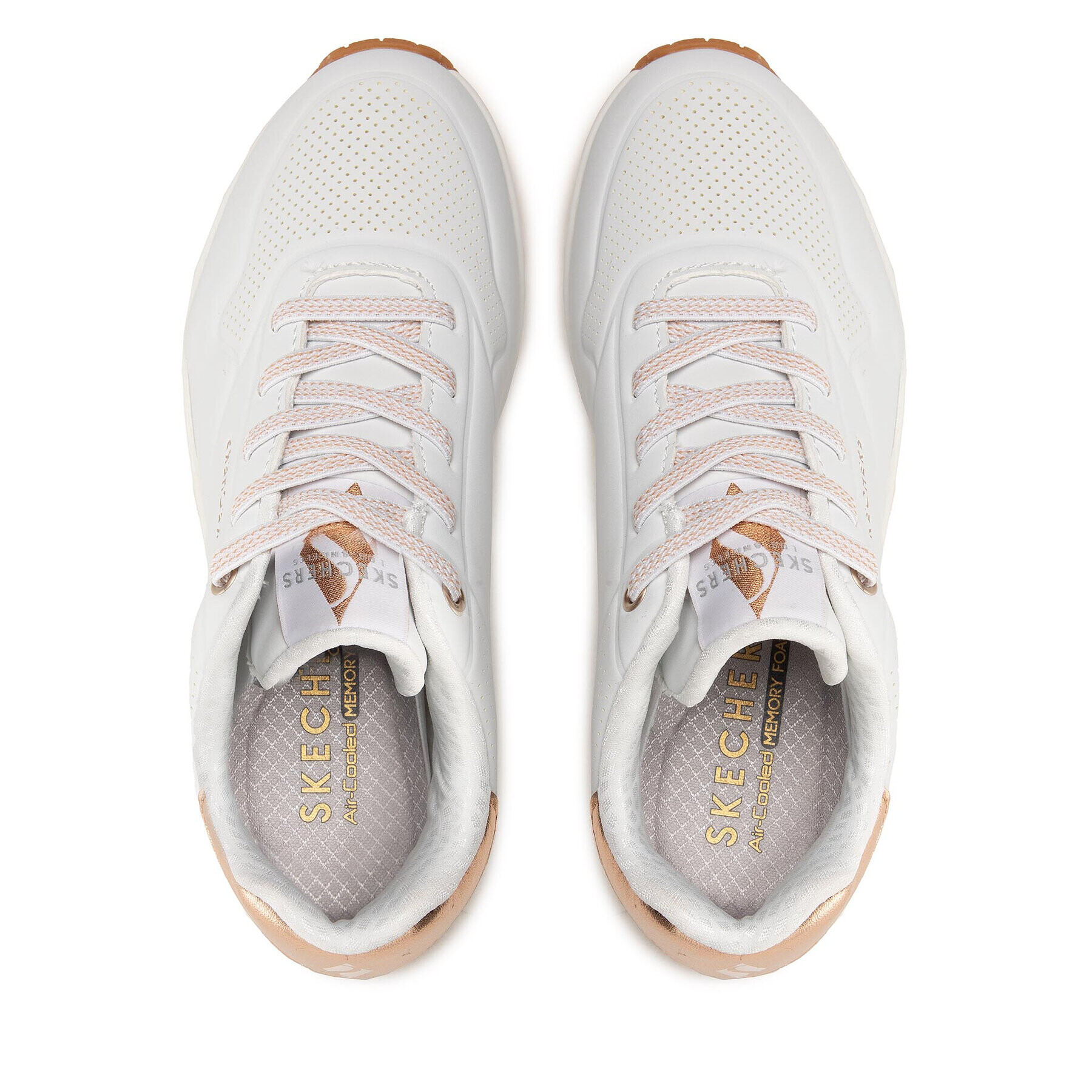 Skechers Сникърси Uno Shimmer Away 155196/WHT Бял - Pepit.bg