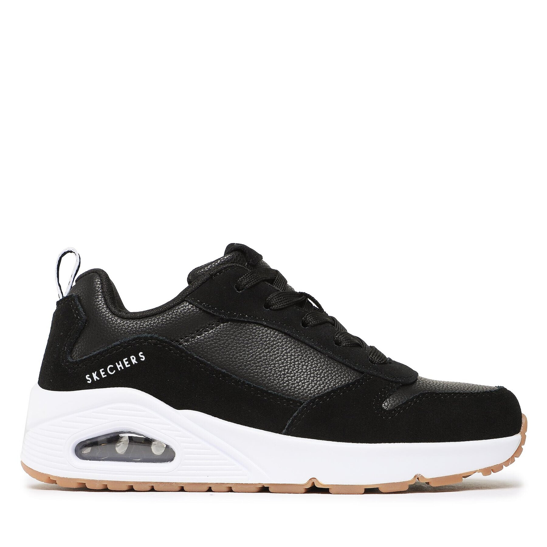 Skechers Сникърси Uno Stacre 403677L/BKW Черен - Pepit.bg