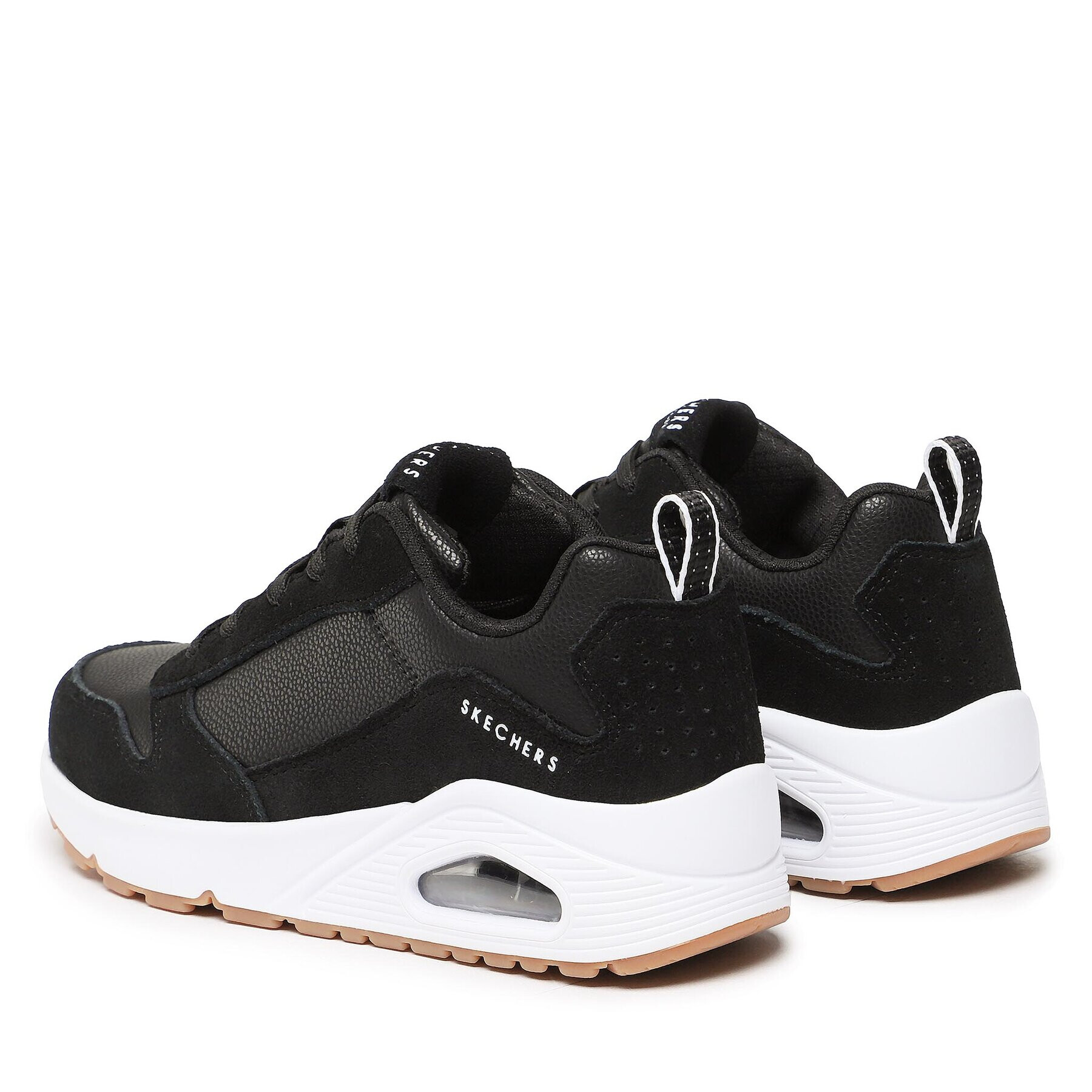 Skechers Сникърси Uno Stacre 403677L/BKW Черен - Pepit.bg