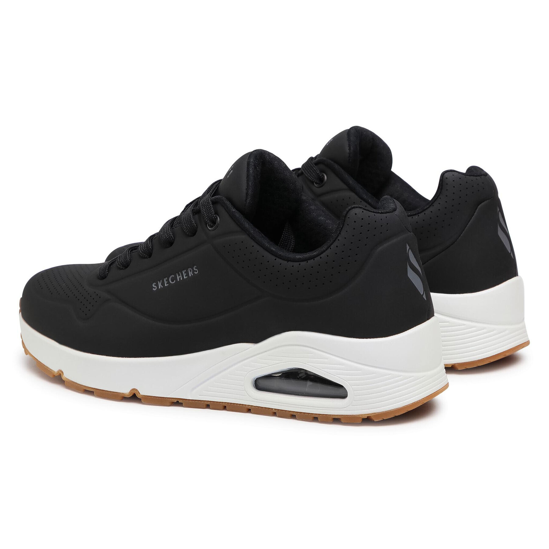 Skechers Сникърси Uno Stand On Air 52458/BLK Черен - Pepit.bg