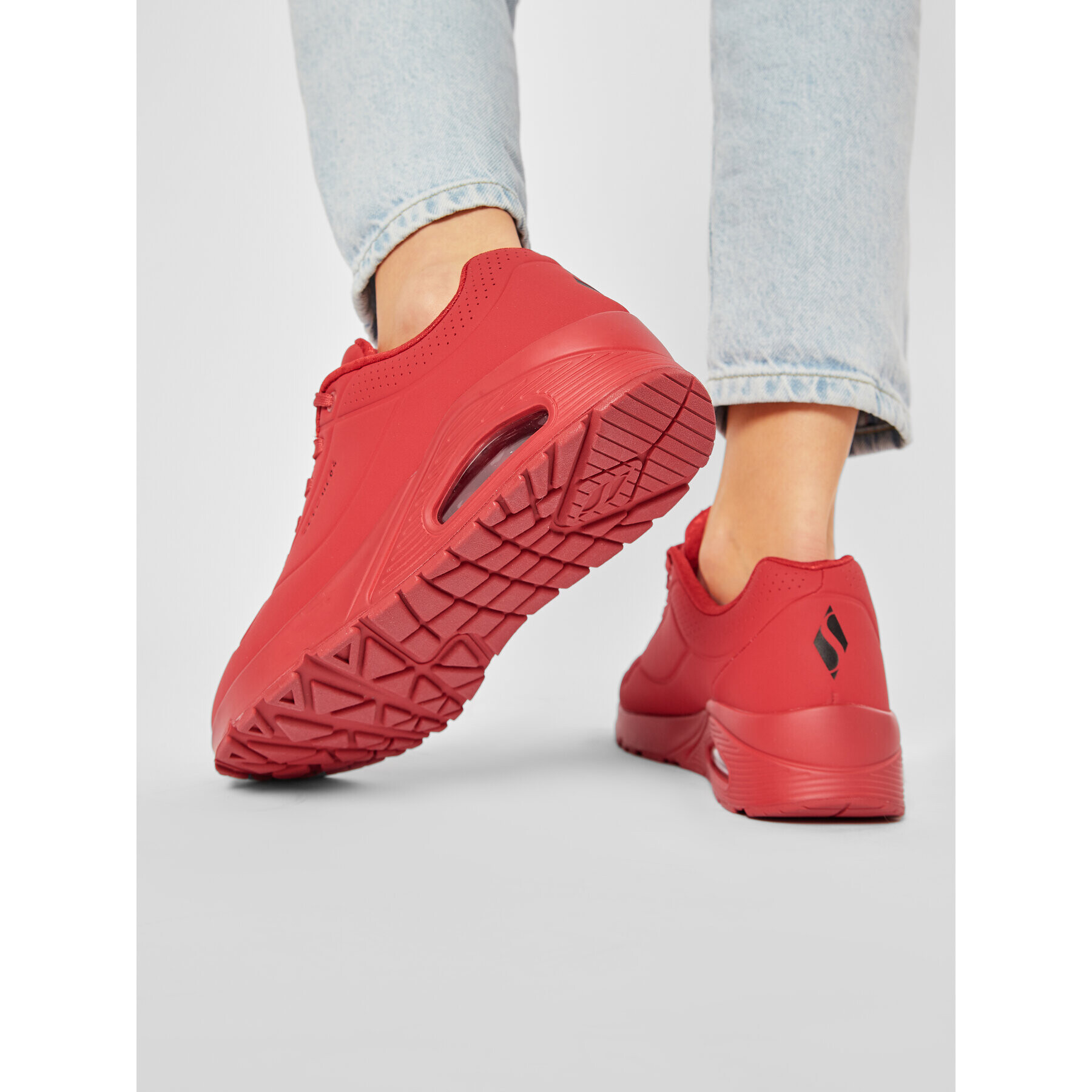 Skechers Сникърси Uno Stand On Air 52458/RED Червен - Pepit.bg