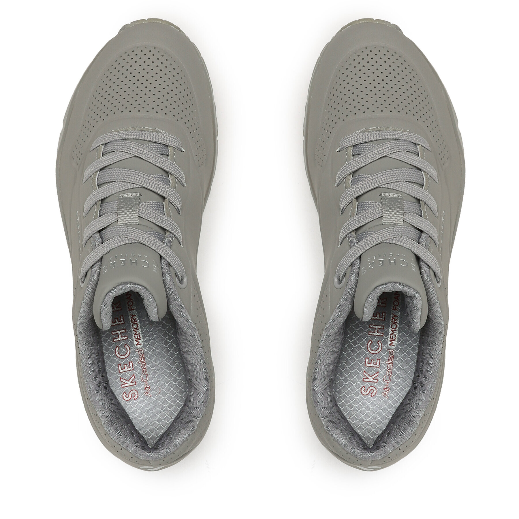 Skechers Сникърси Uno Stand On Air 73690/GRY Сив - Pepit.bg