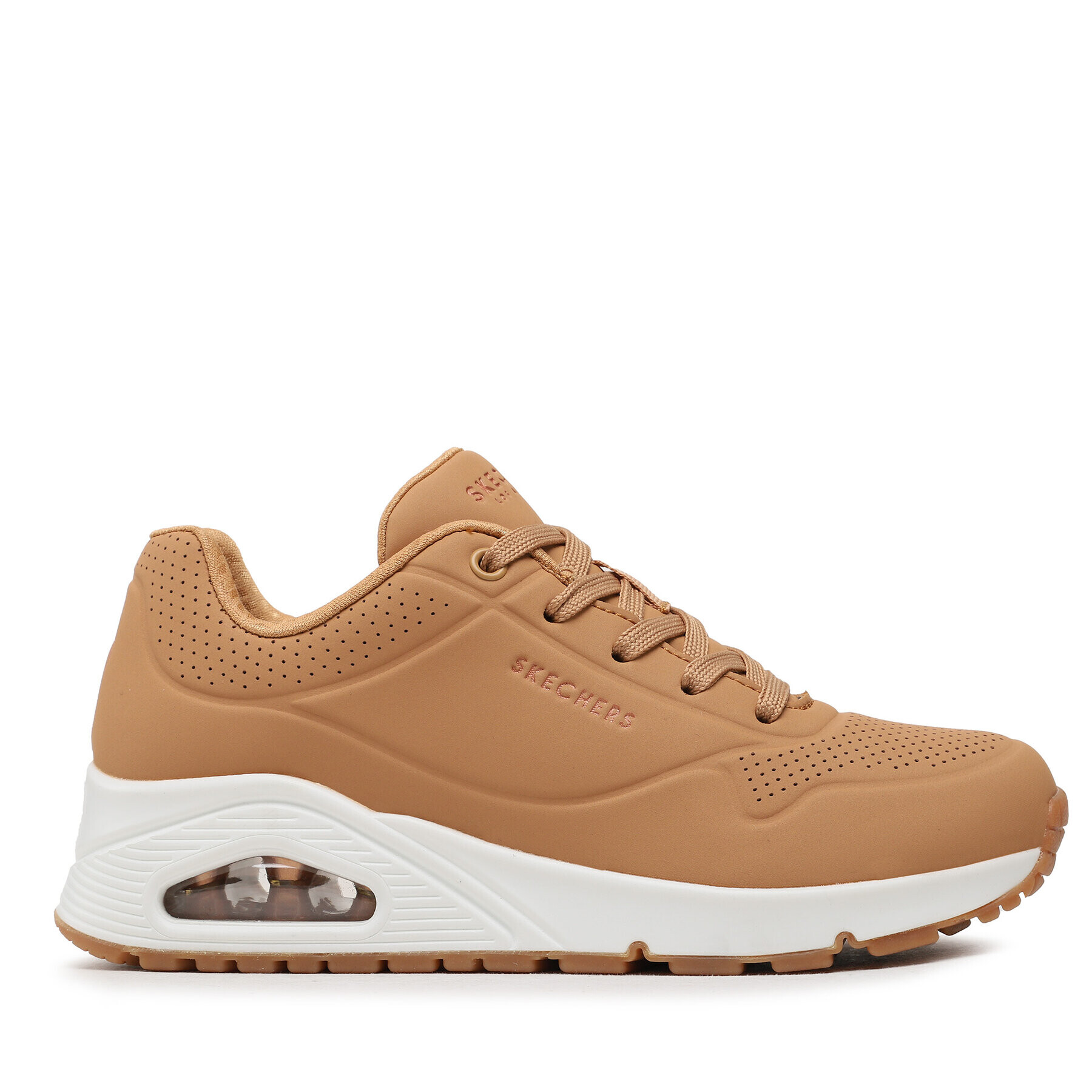 Skechers Сникърси Uno Stand On Air 73690/TAN Кафяв - Pepit.bg
