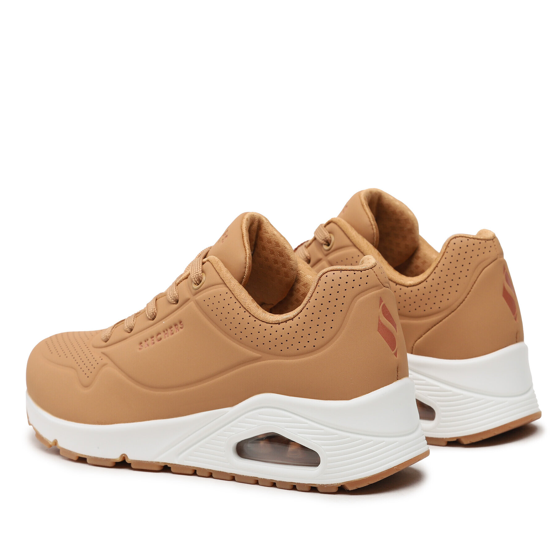 Skechers Сникърси Uno Stand On Air 73690/TAN Кафяв - Pepit.bg