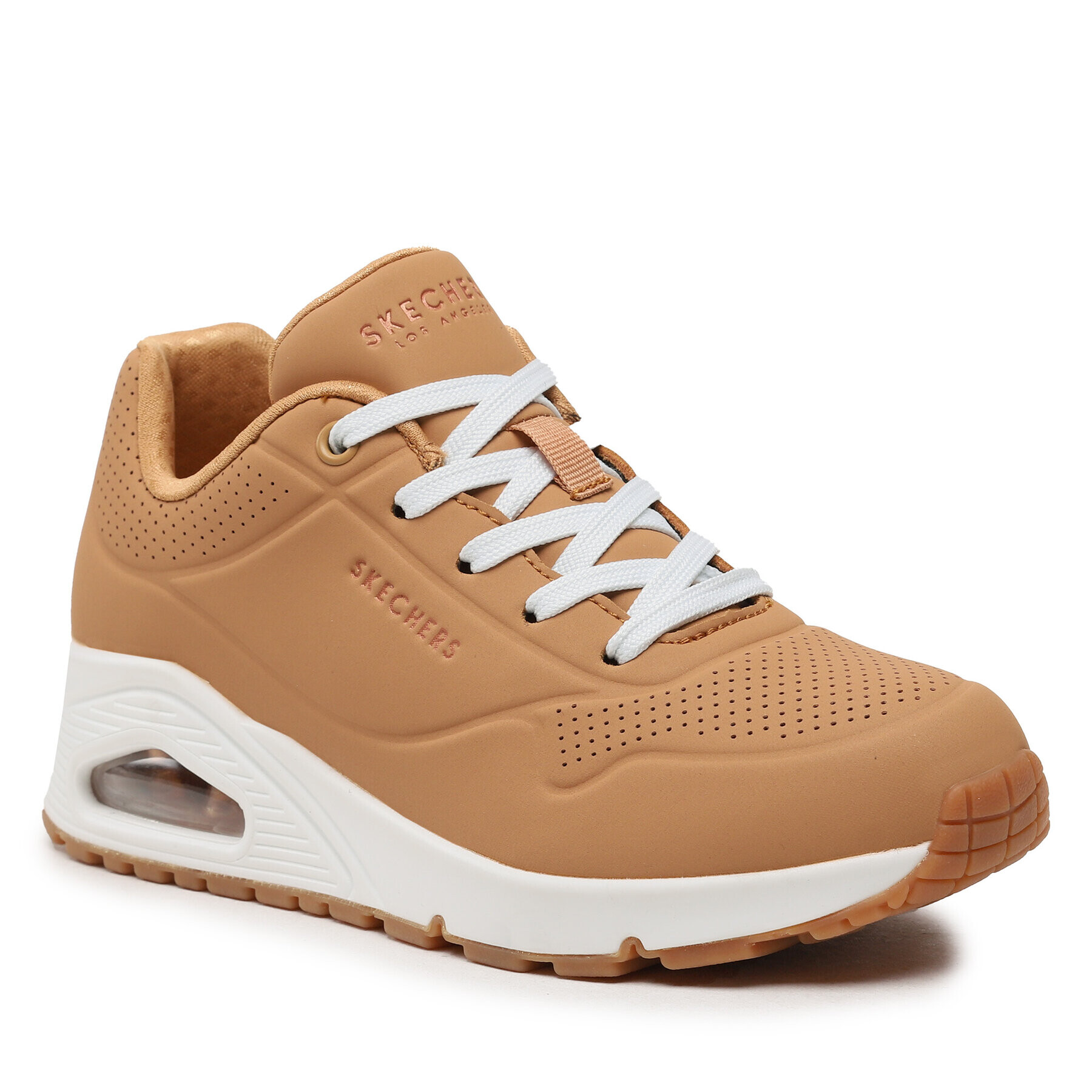Skechers Сникърси Uno Stand On Air 73690/TAN Кафяв - Pepit.bg
