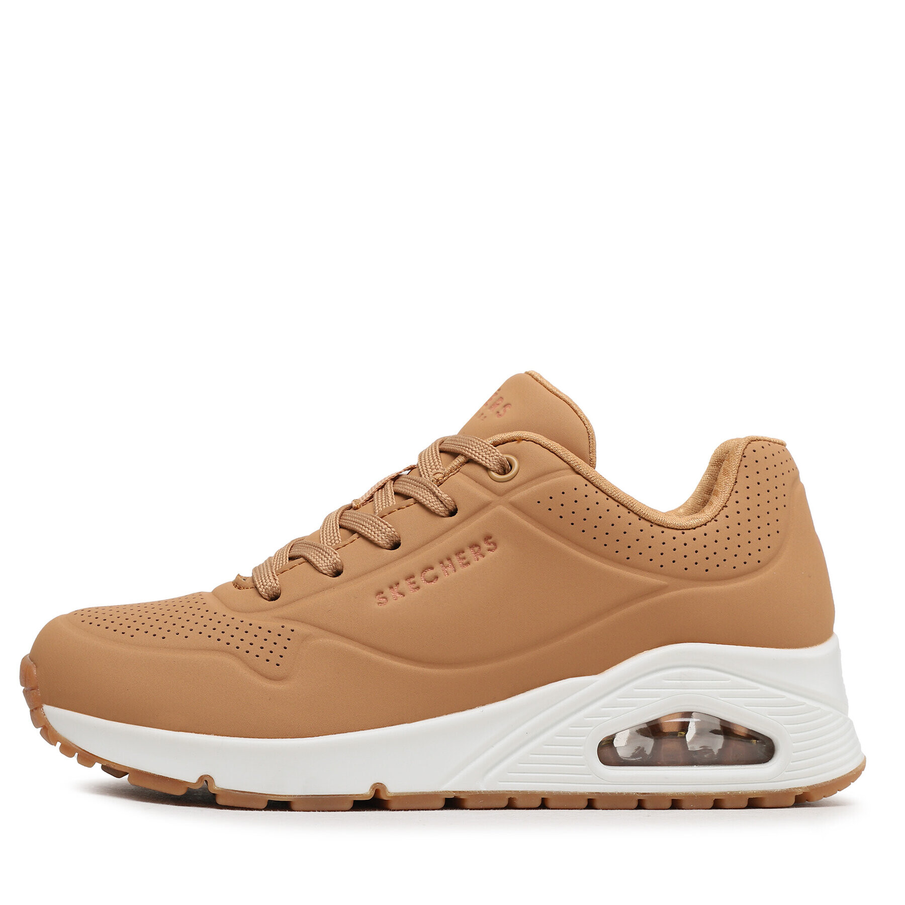Skechers Сникърси Uno Stand On Air 73690/TAN Кафяв - Pepit.bg