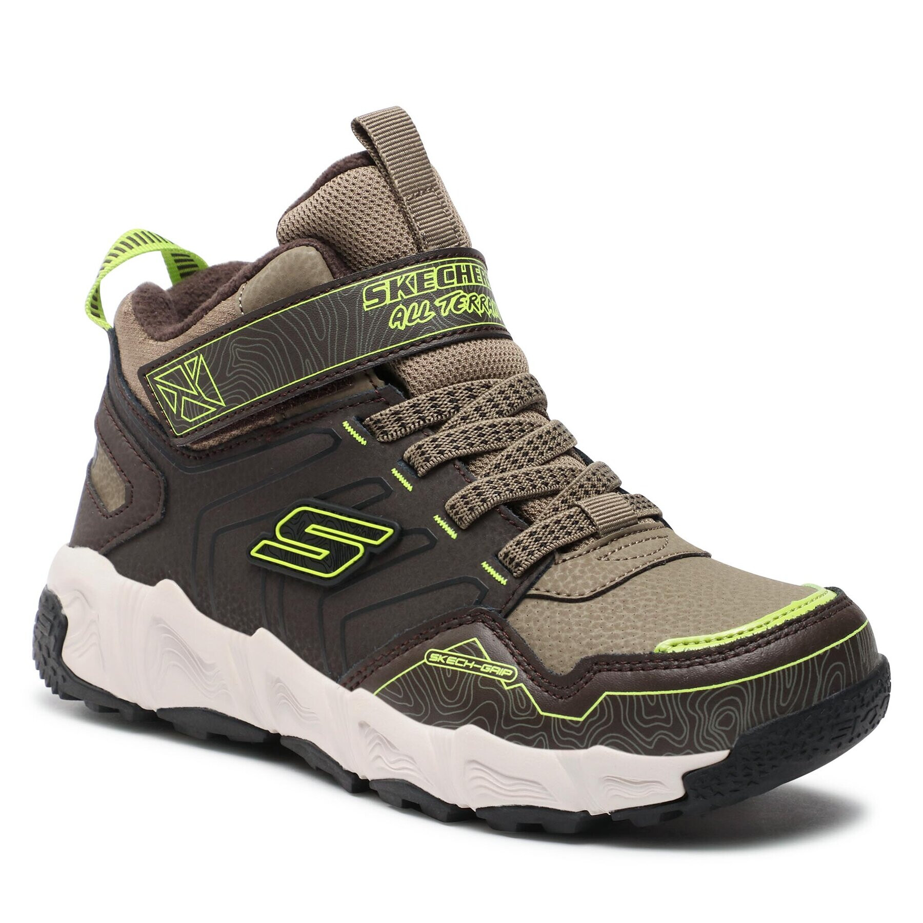 Skechers Сникърси Velocitrek Combex 406422L/BRN Кафяв - Pepit.bg