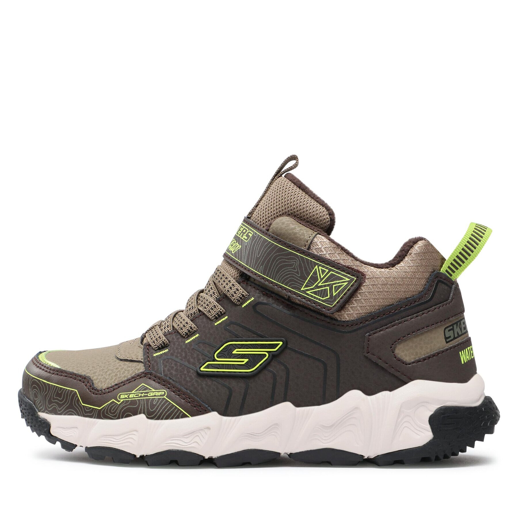 Skechers Сникърси Velocitrek Combex 406422L/BRN Кафяв - Pepit.bg