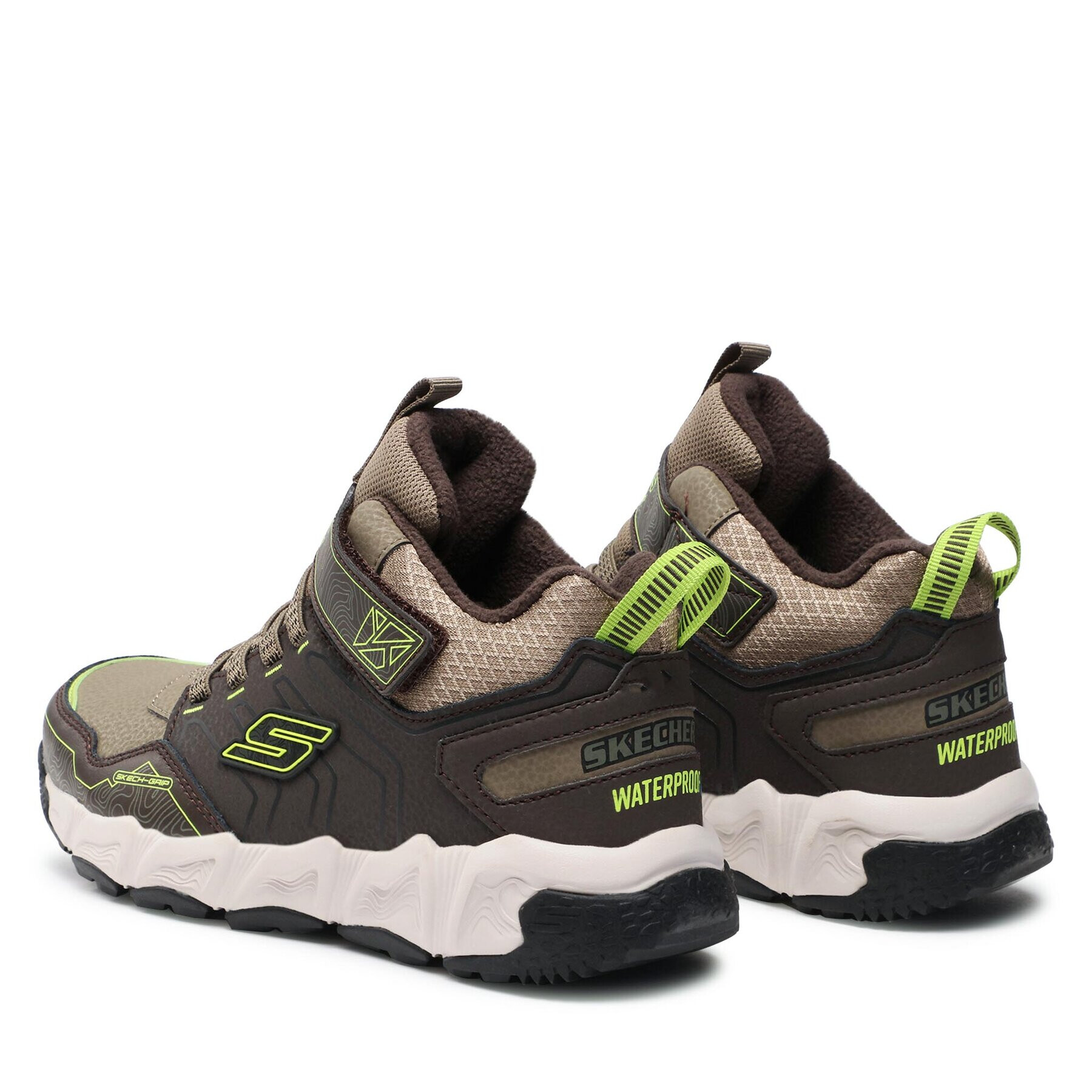 Skechers Сникърси Velocitrek Combex 406422L/BRN Кафяв - Pepit.bg