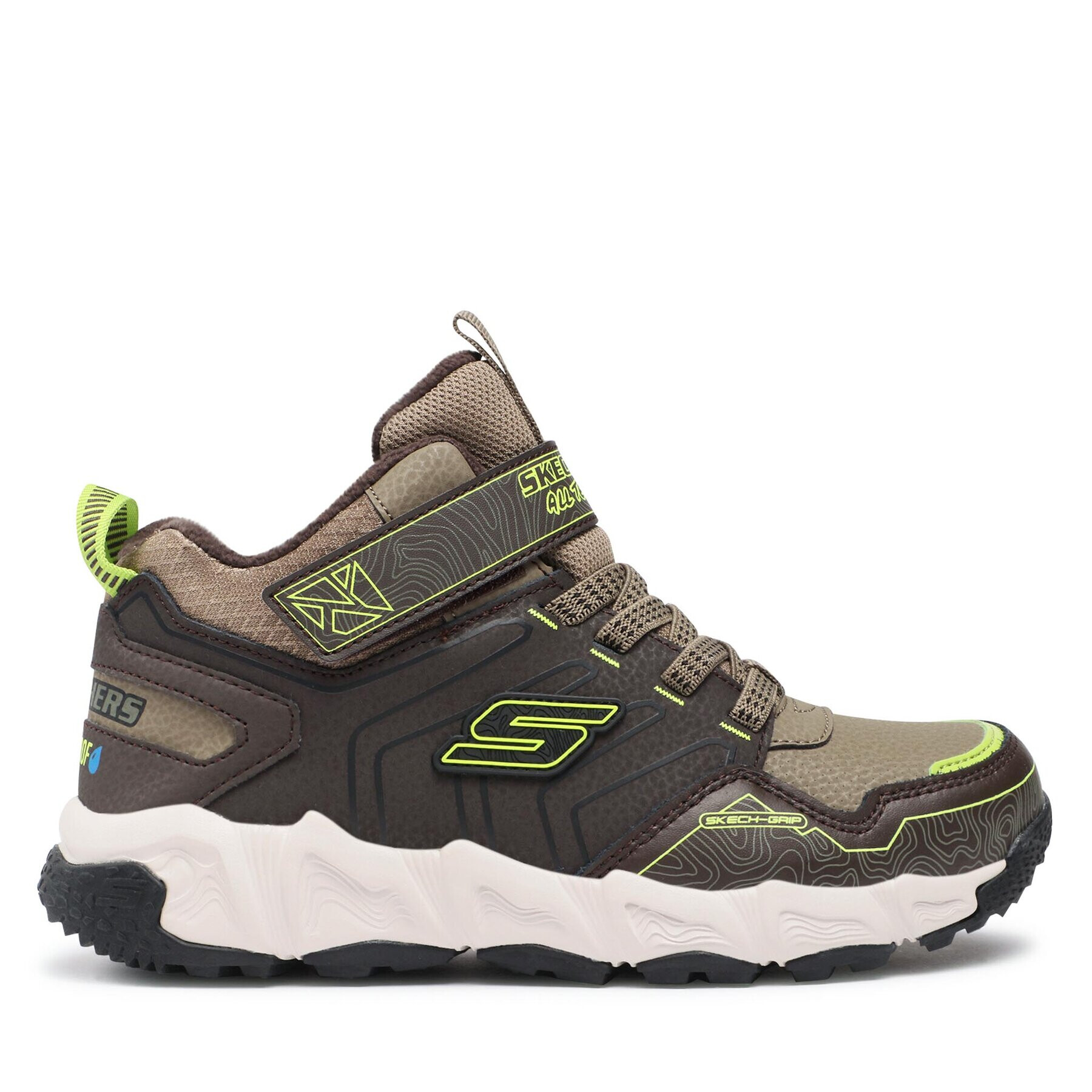 Skechers Сникърси Velocitrek Combex 406422L/BRN Кафяв - Pepit.bg