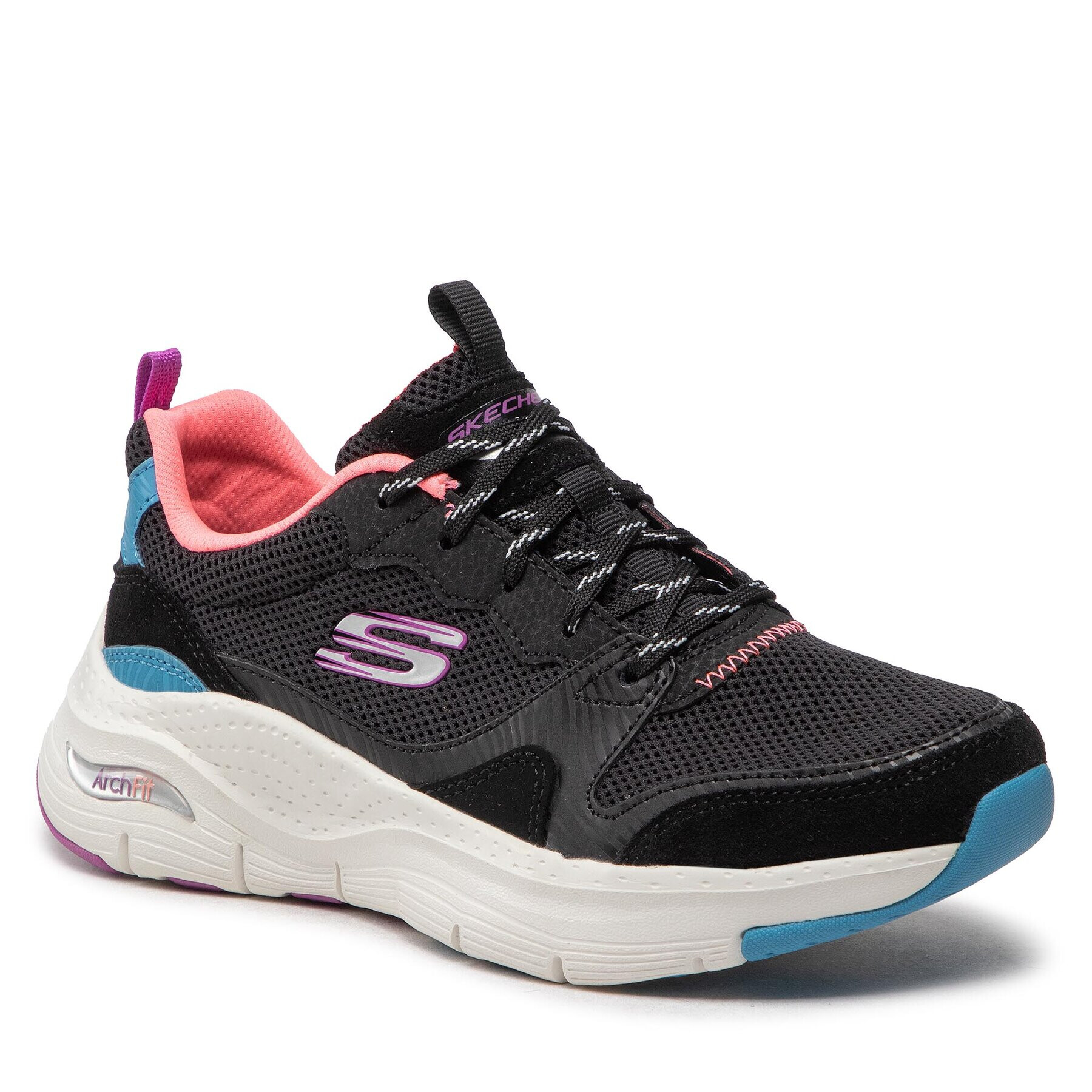 Skechers Сникърси Vista View 149723/BKMT Черен - Pepit.bg