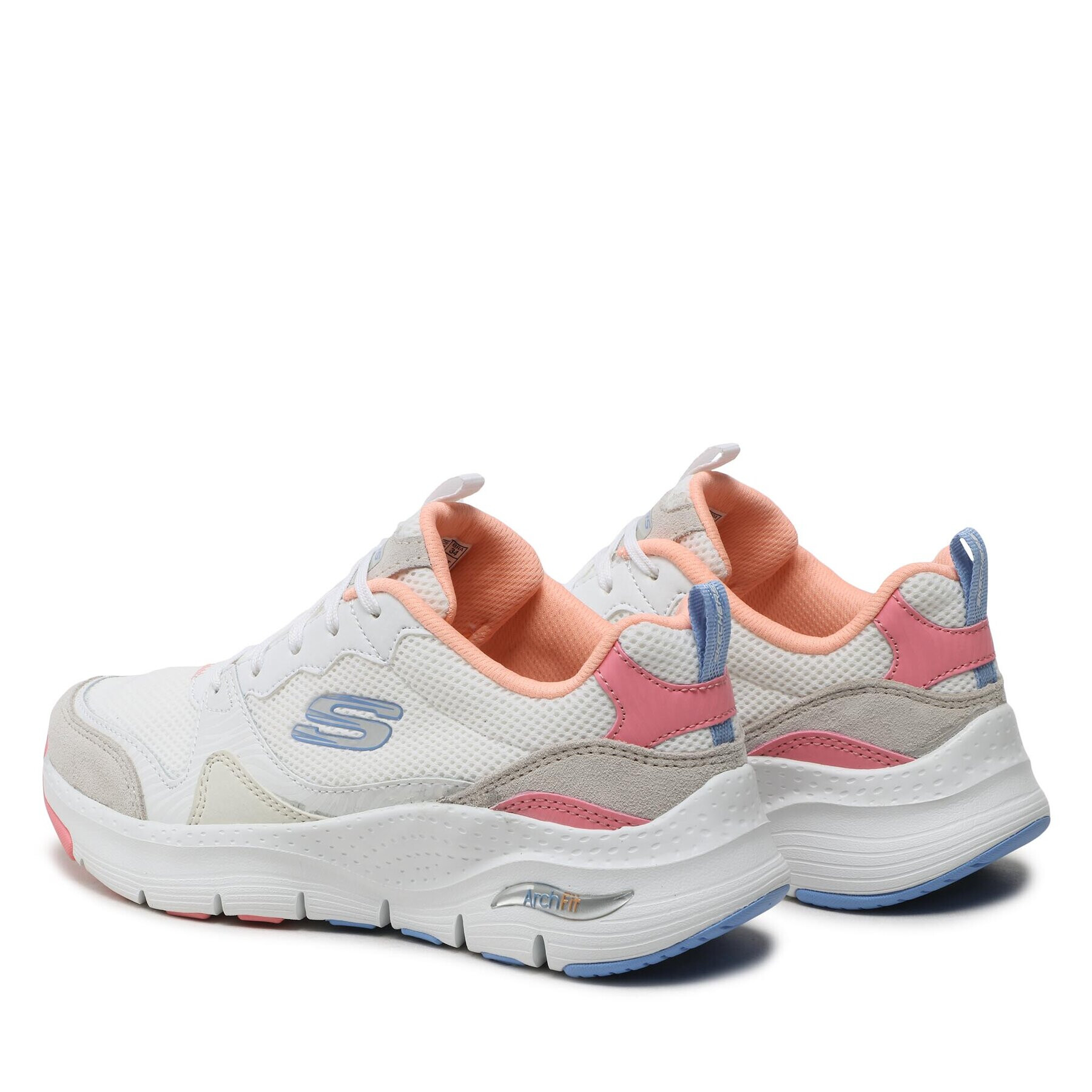 Skechers Сникърси Vista View 149723/WMLT Бял - Pepit.bg
