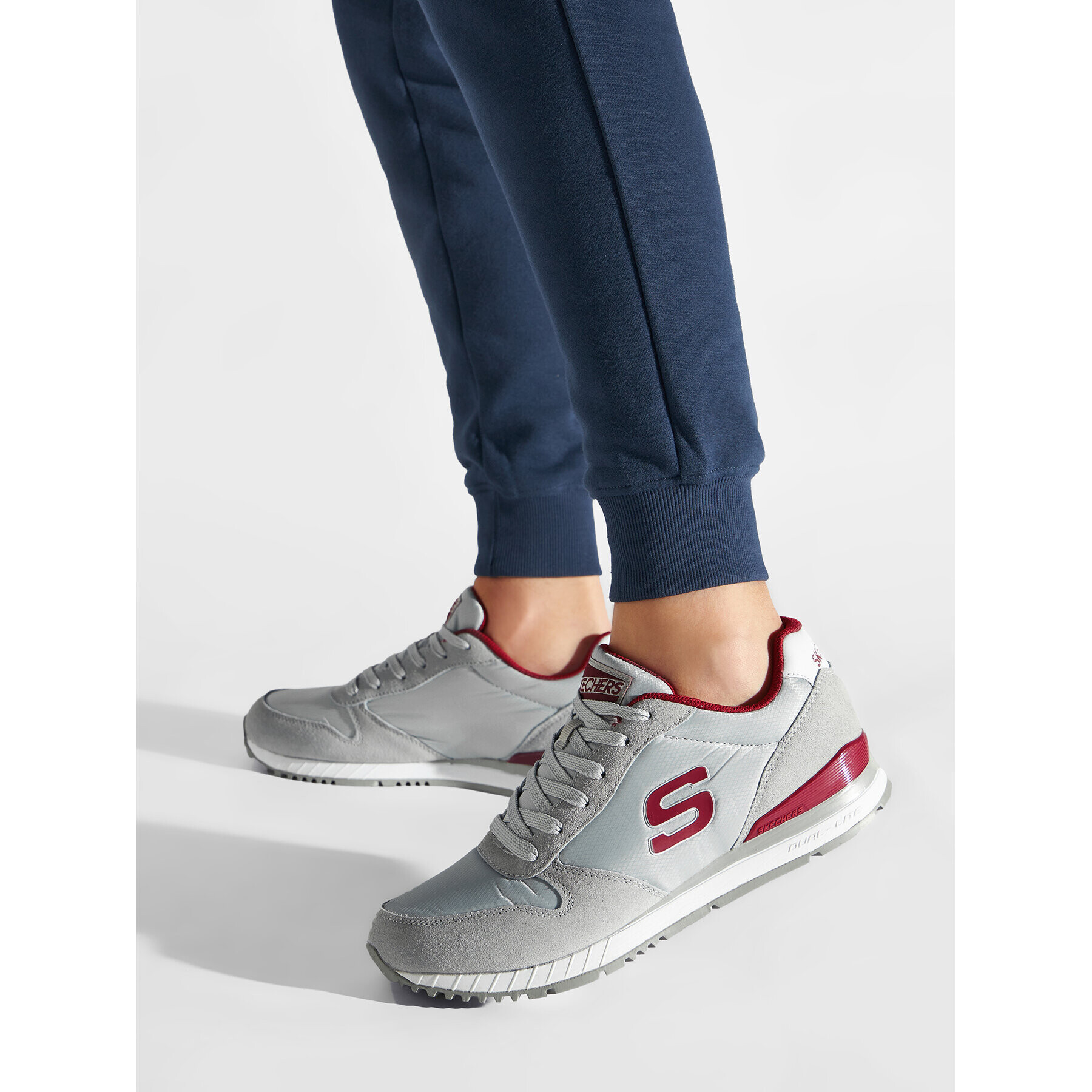 Skechers Сникърси Waltan 52384/GRY Сив - Pepit.bg