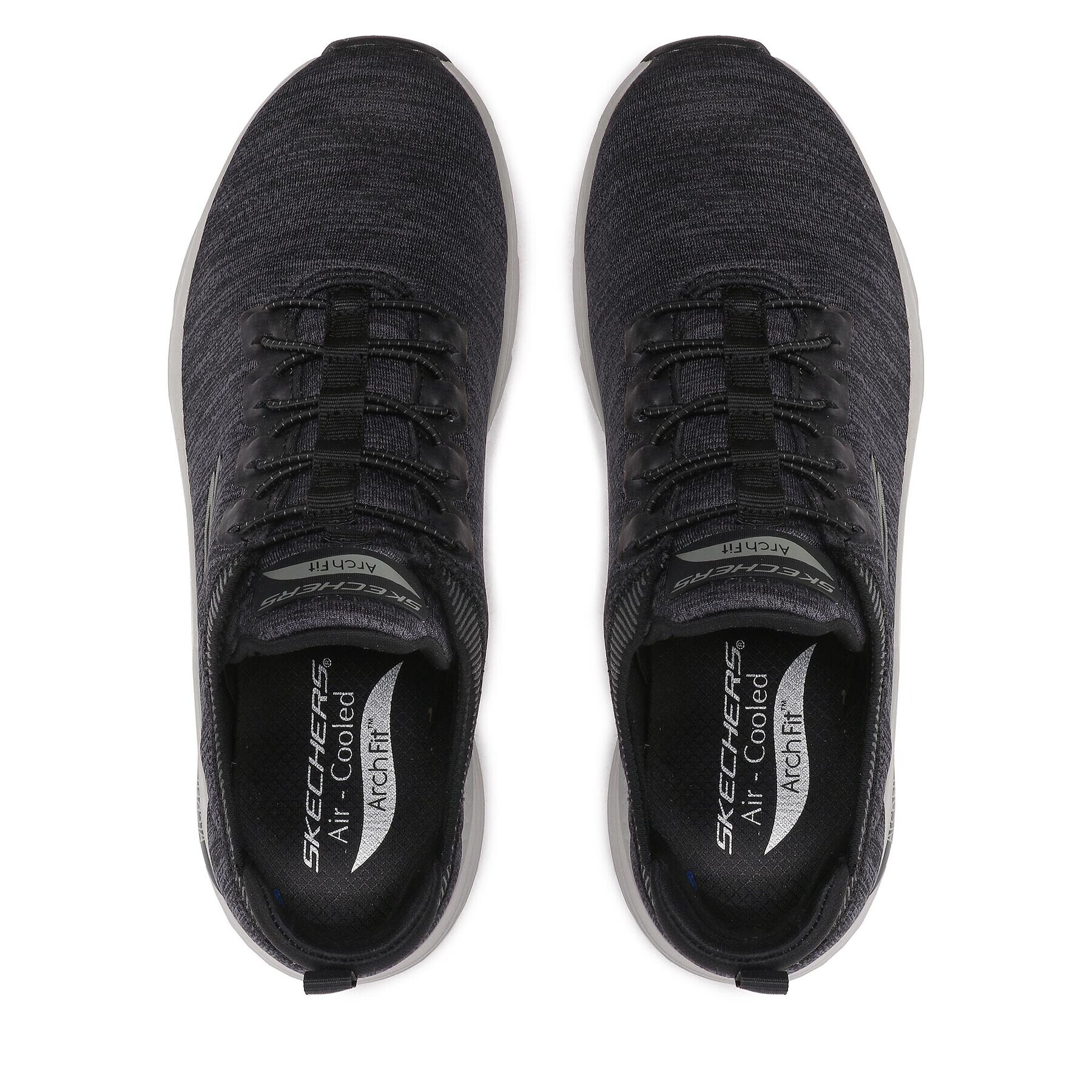 Skechers Сникърси Waveport 232301/BKGY Сив - Pepit.bg