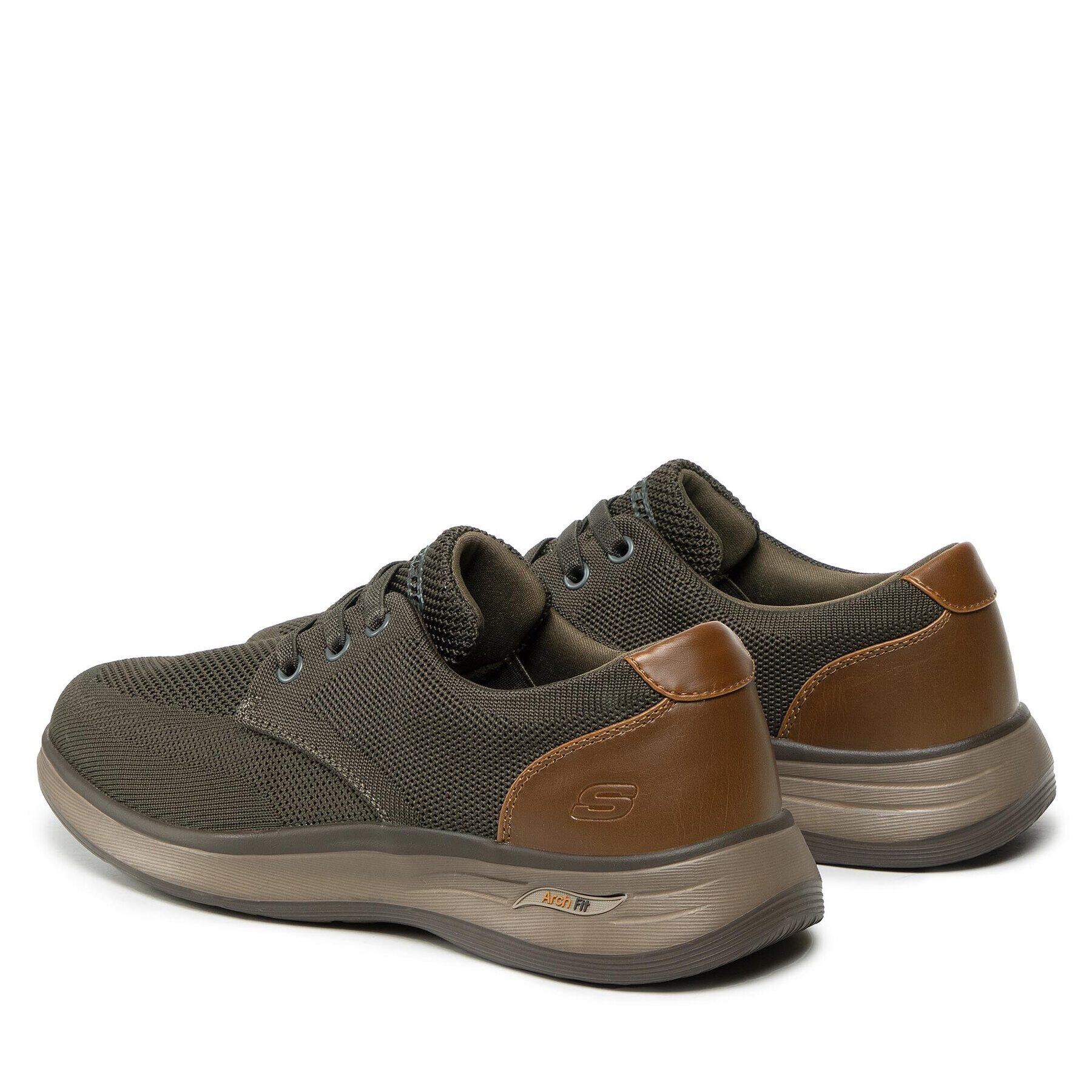 Skechers Сникърси Weedon 204463/OLBR Зелен - Pepit.bg