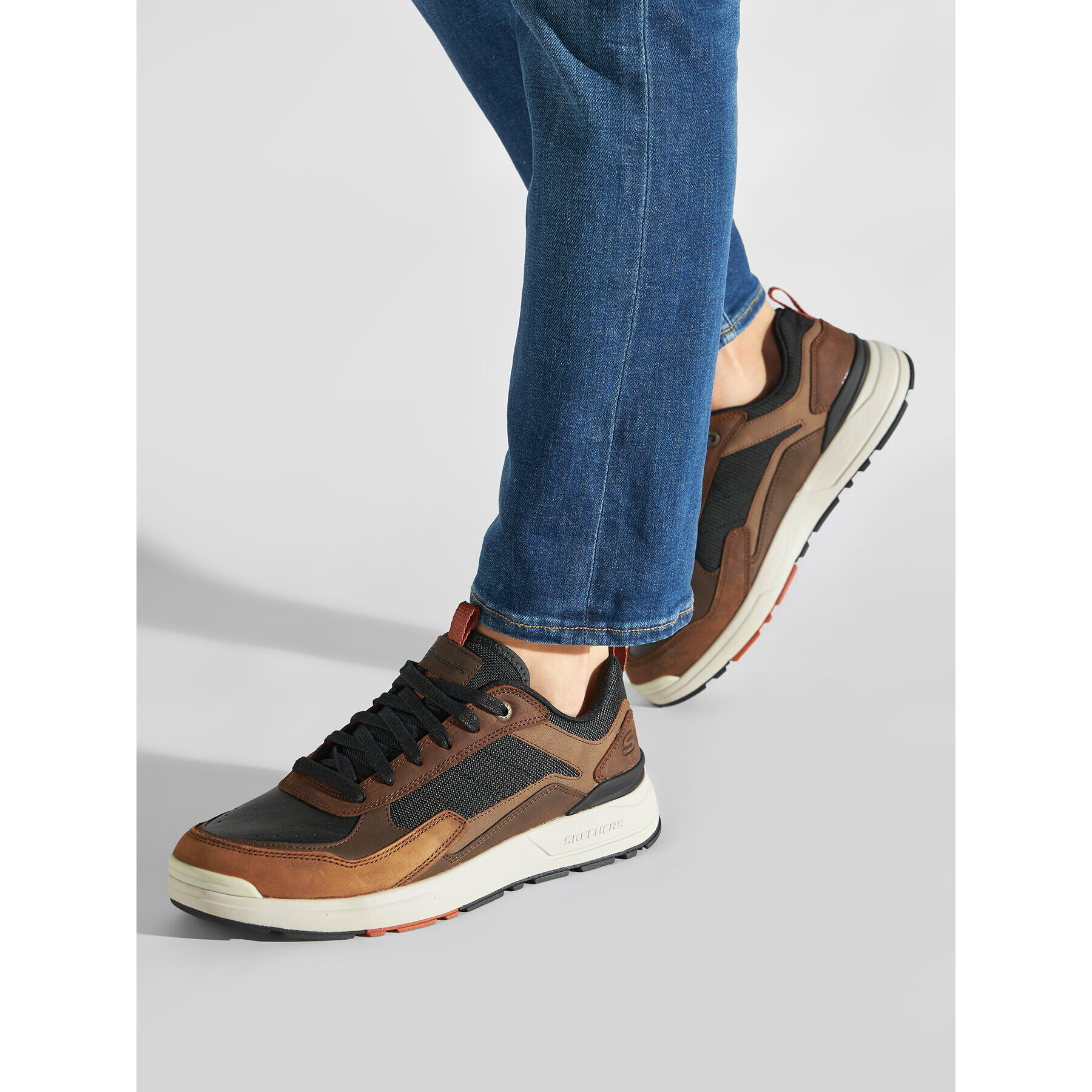 Skechers Сникърси Willron 210346/CDB Кафяв - Pepit.bg