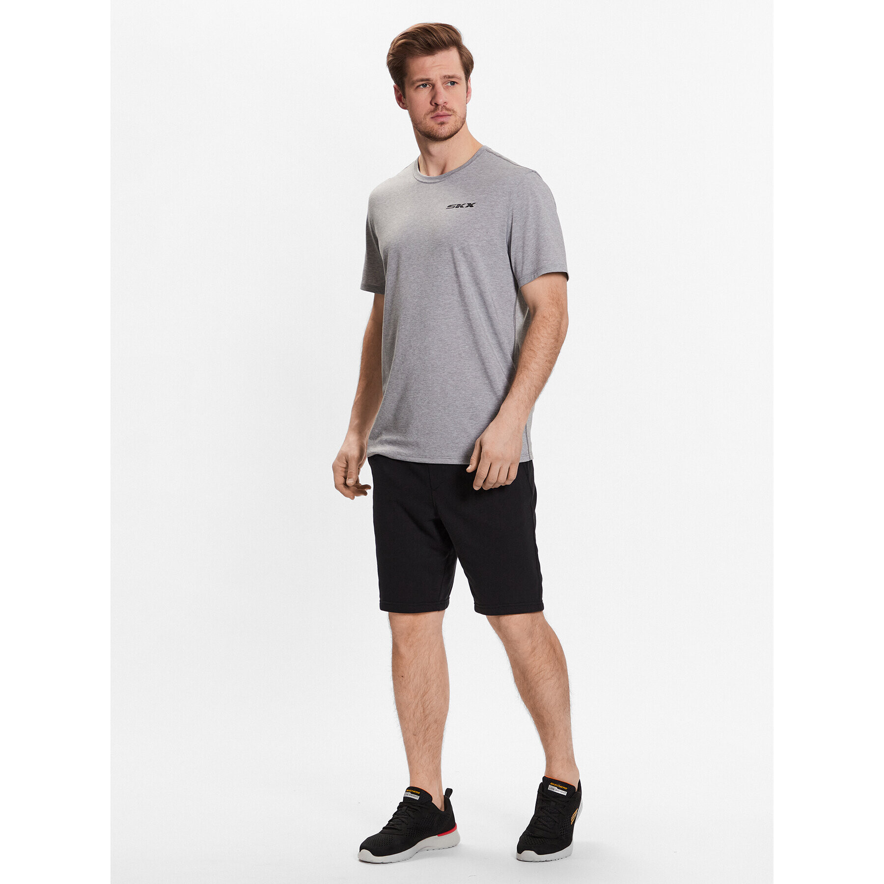 Skechers Спортни шорти Explorer M1SH69 Черен Regular Fit - Pepit.bg