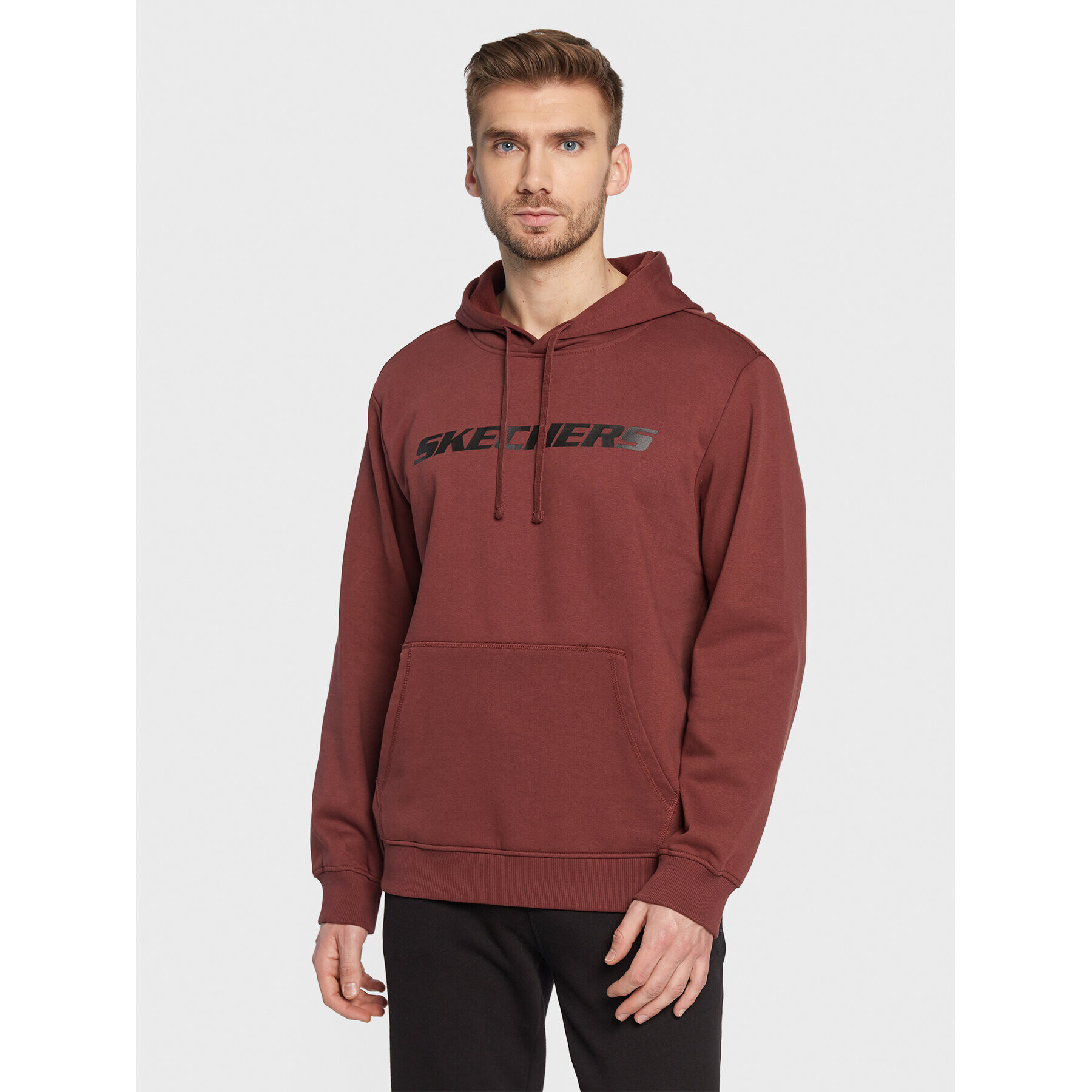 Skechers Суитшърт Heritage II MHD12 Кафяв Regular Fit - Pepit.bg