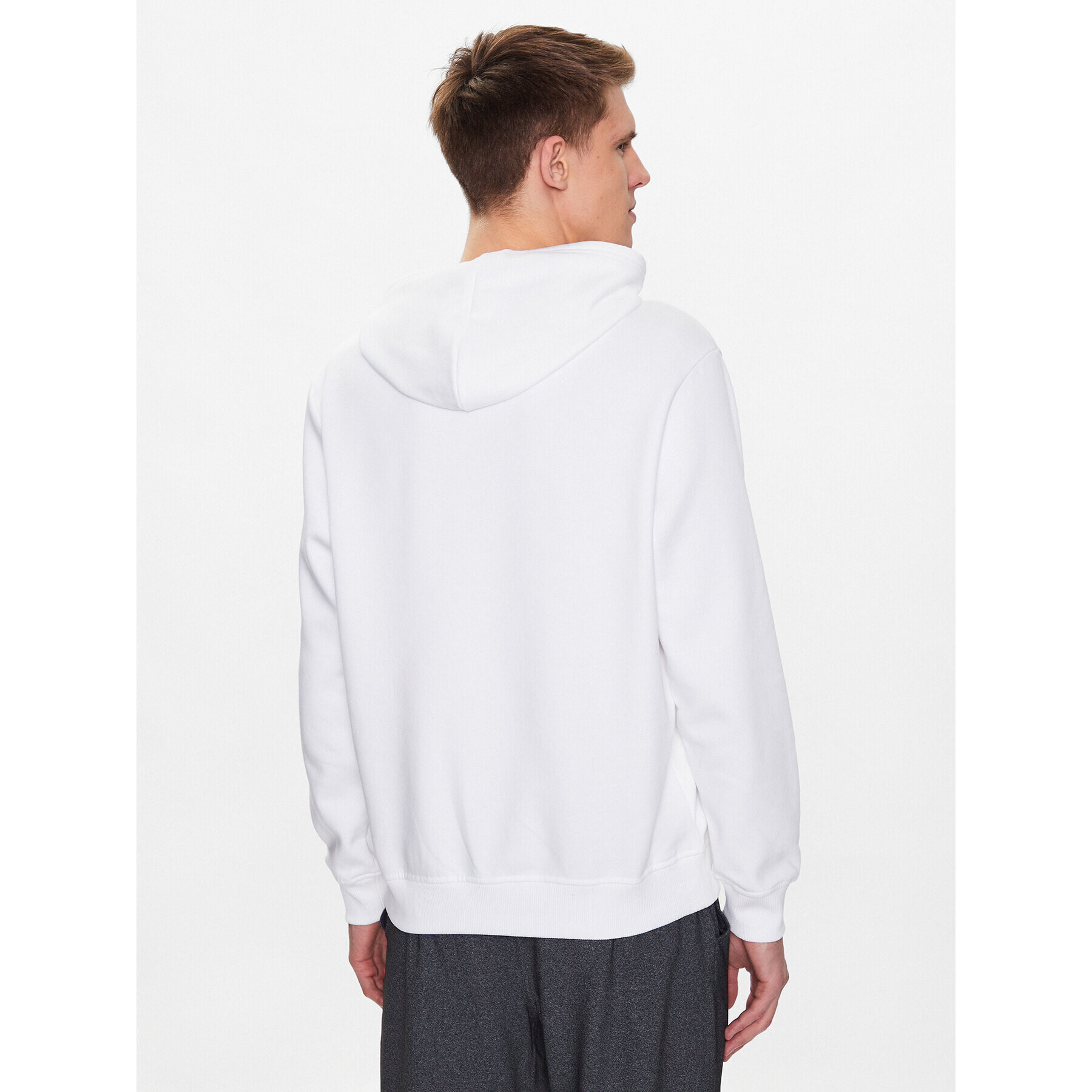 Skechers Суитшърт MHD81 Бял Regular Fit - Pepit.bg