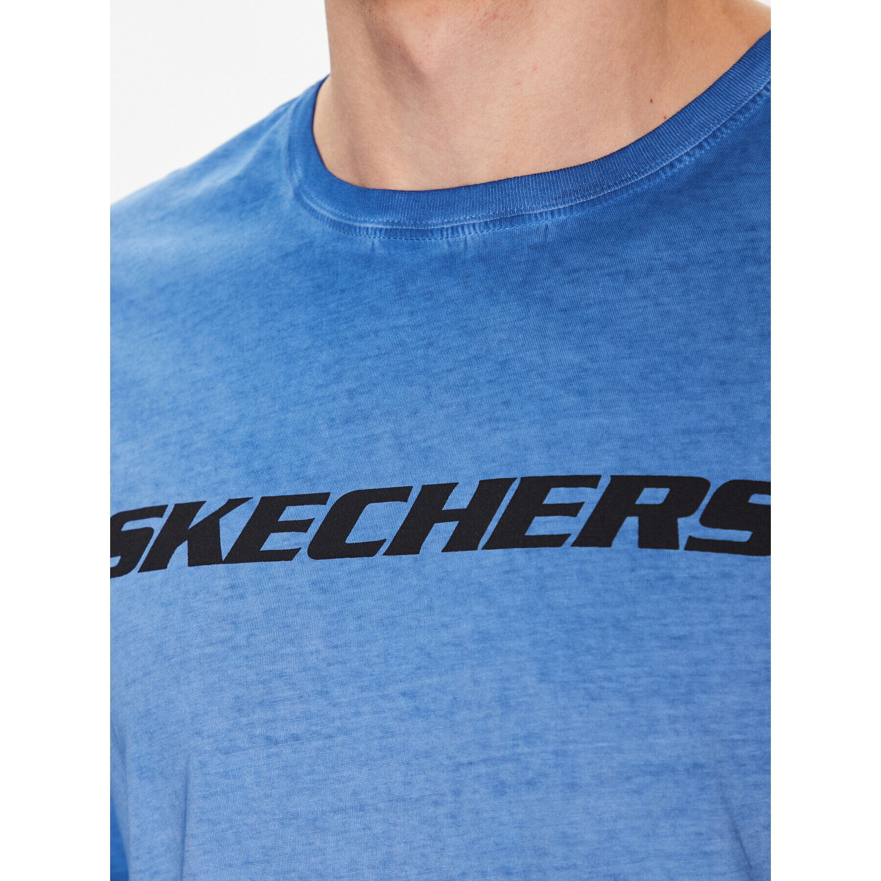 Skechers Тишърт Breakers M02TS76 Син Regular Fit - Pepit.bg