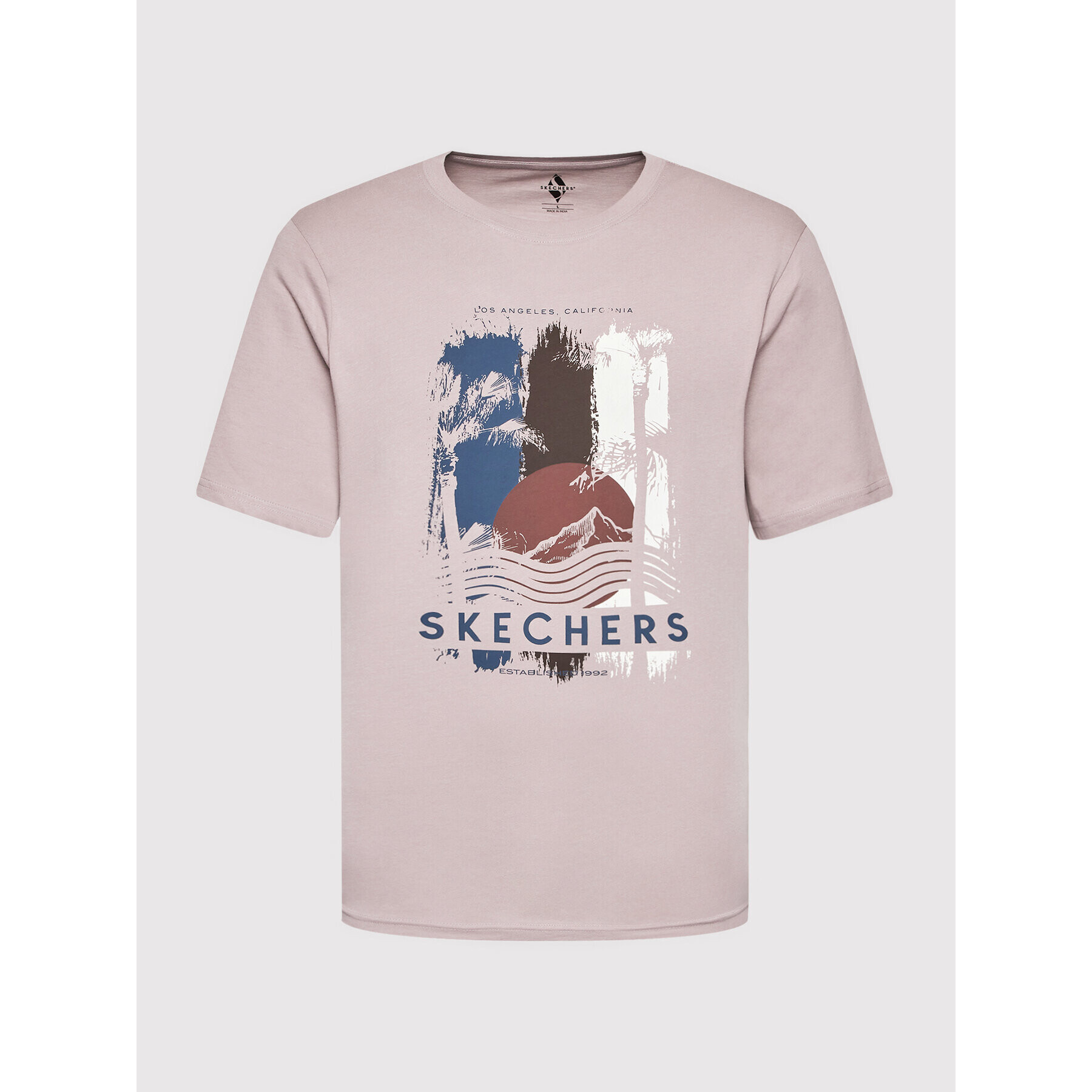 Skechers Тишърт Endeavour MTS338 Виолетов Regular Fit - Pepit.bg