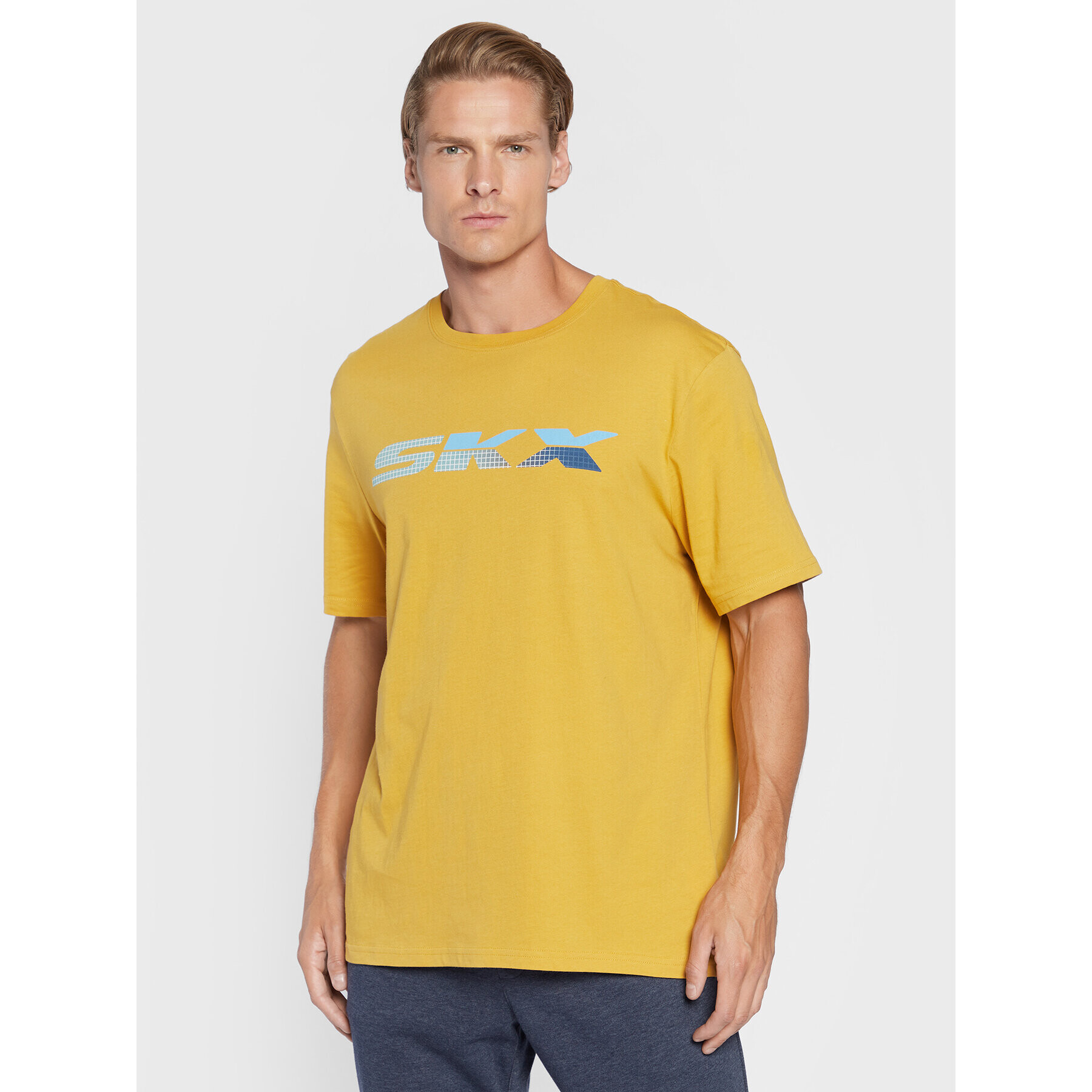 Skechers Тишърт Phantom MTS340 Жълт Regular Fit - Pepit.bg