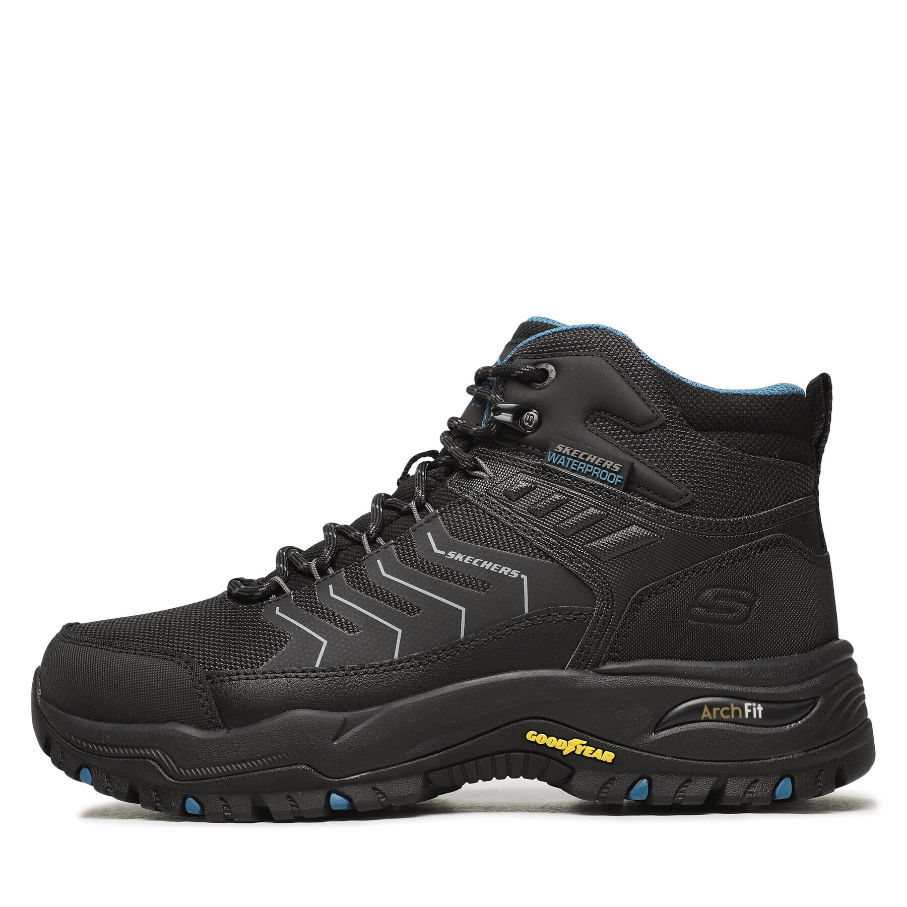 Skechers Туристически Arch Fit Dawson Raveno 204634/BLK Черен - Pepit.bg