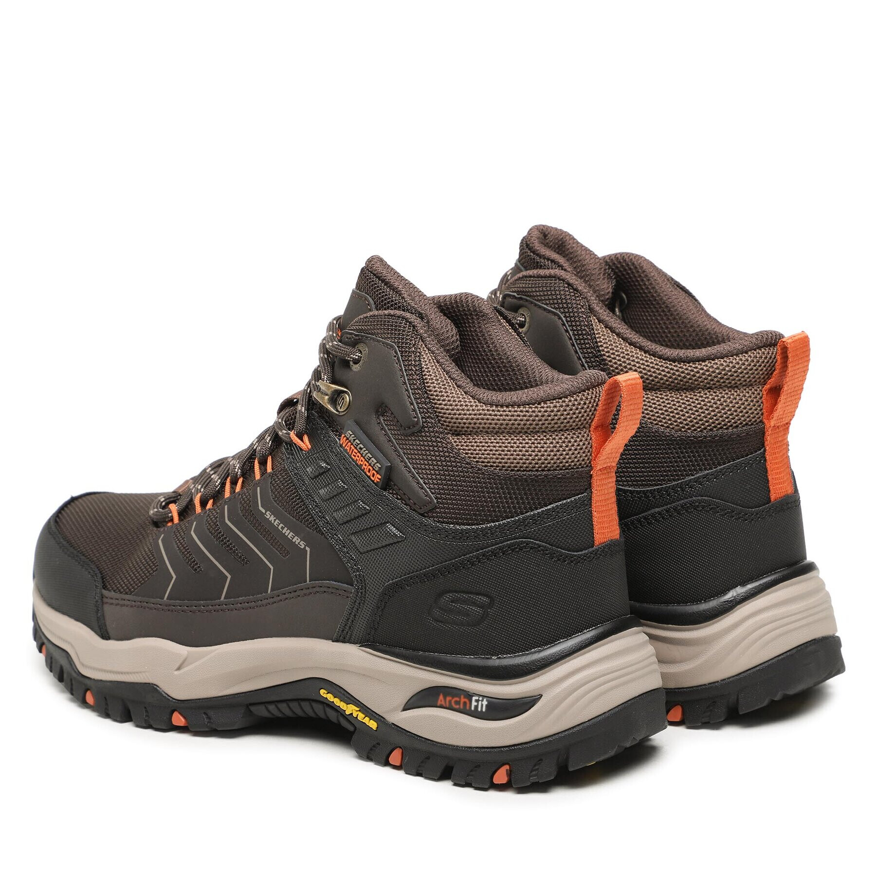 Skechers Туристически Arch Fit Dawson Raveno 204634/BRN Кафяв - Pepit.bg