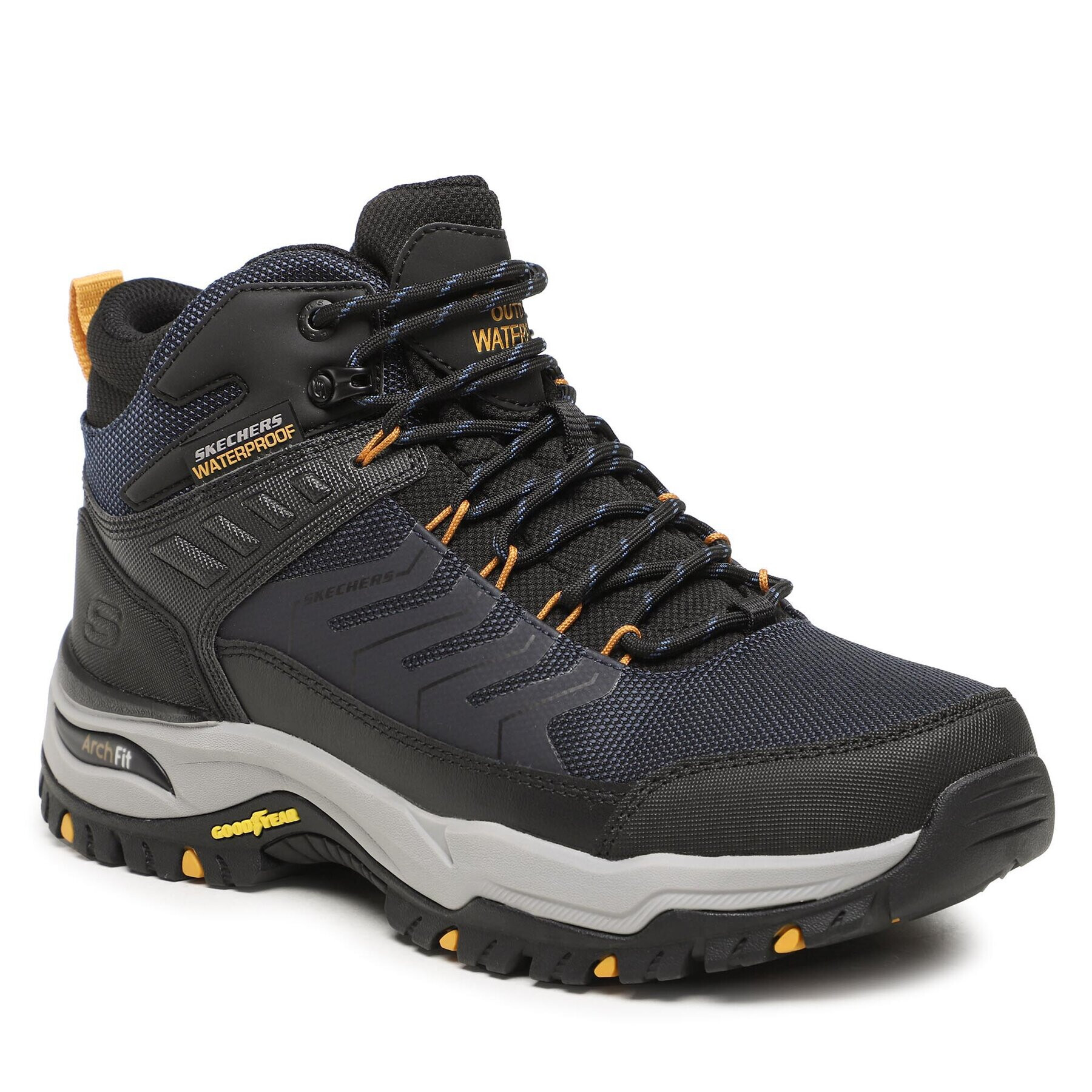 Skechers Туристически Arch Fit Dawson Raveno 204634/NVBK Син - Pepit.bg