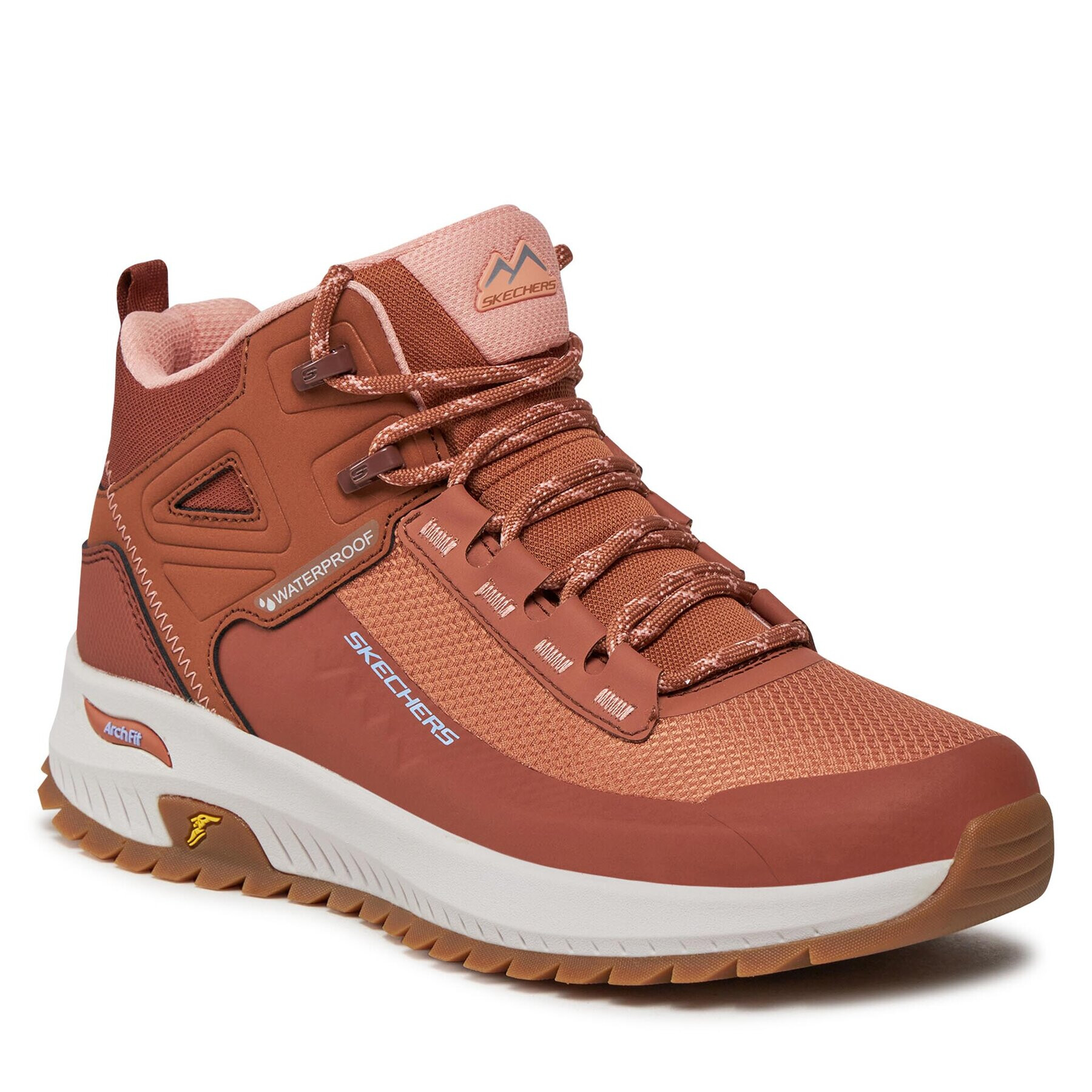 Skechers Туристически Arch Fit Discover Elevation Gain 180086/CLAY Кафяв - Pepit.bg