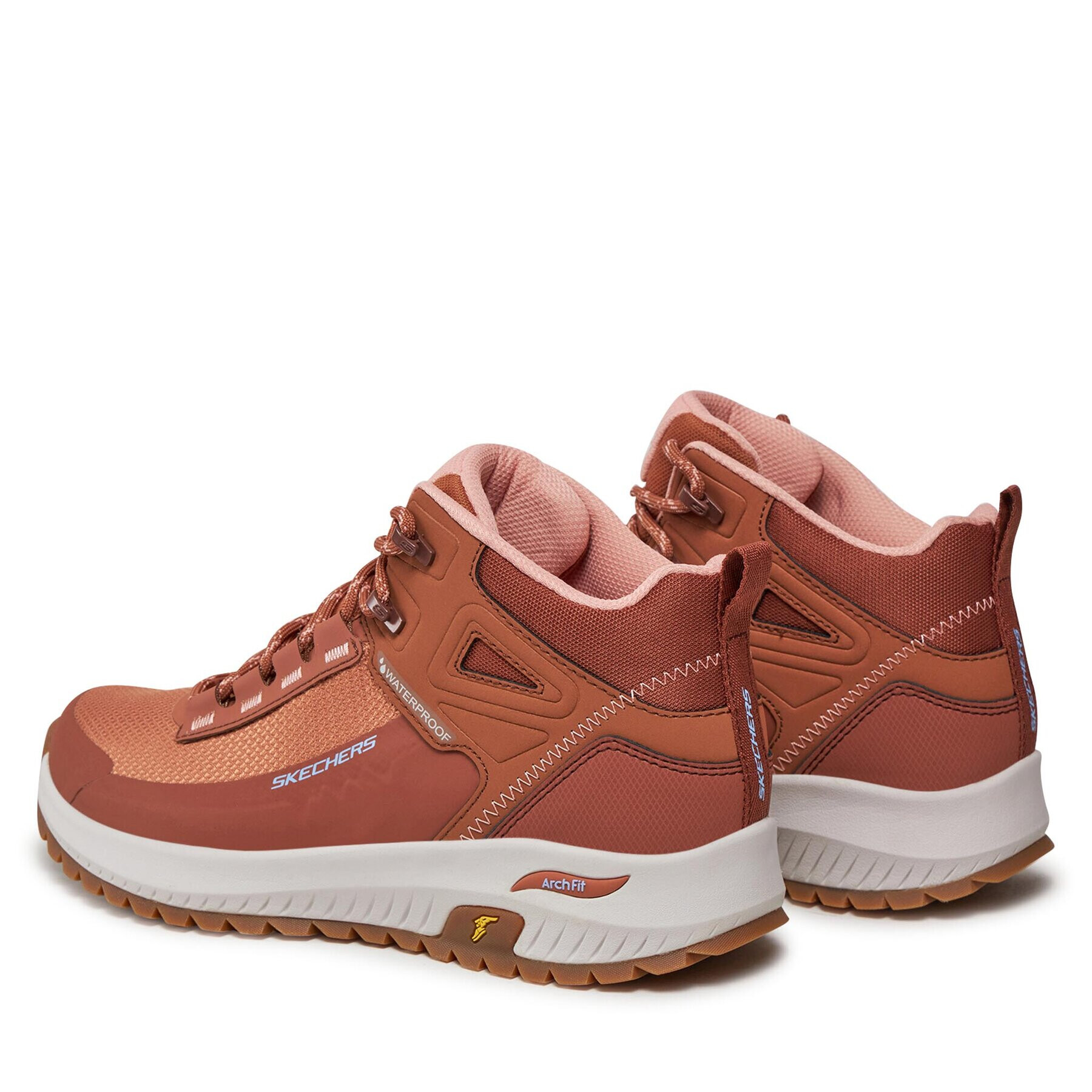 Skechers Туристически Arch Fit Discover Elevation Gain 180086/CLAY Кафяв - Pepit.bg