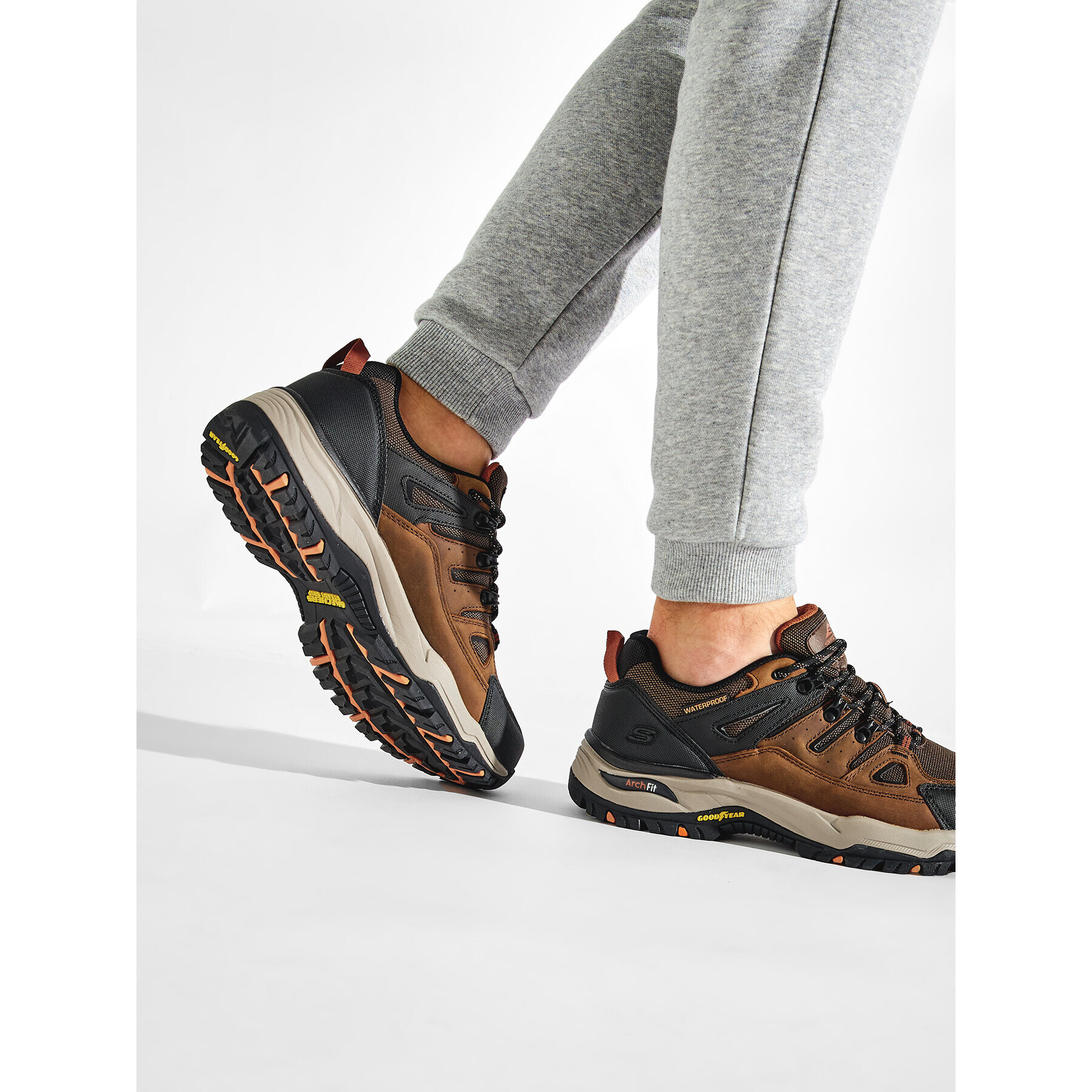 Skechers Туристически Argosa 204630/CDB Кафяв - Pepit.bg