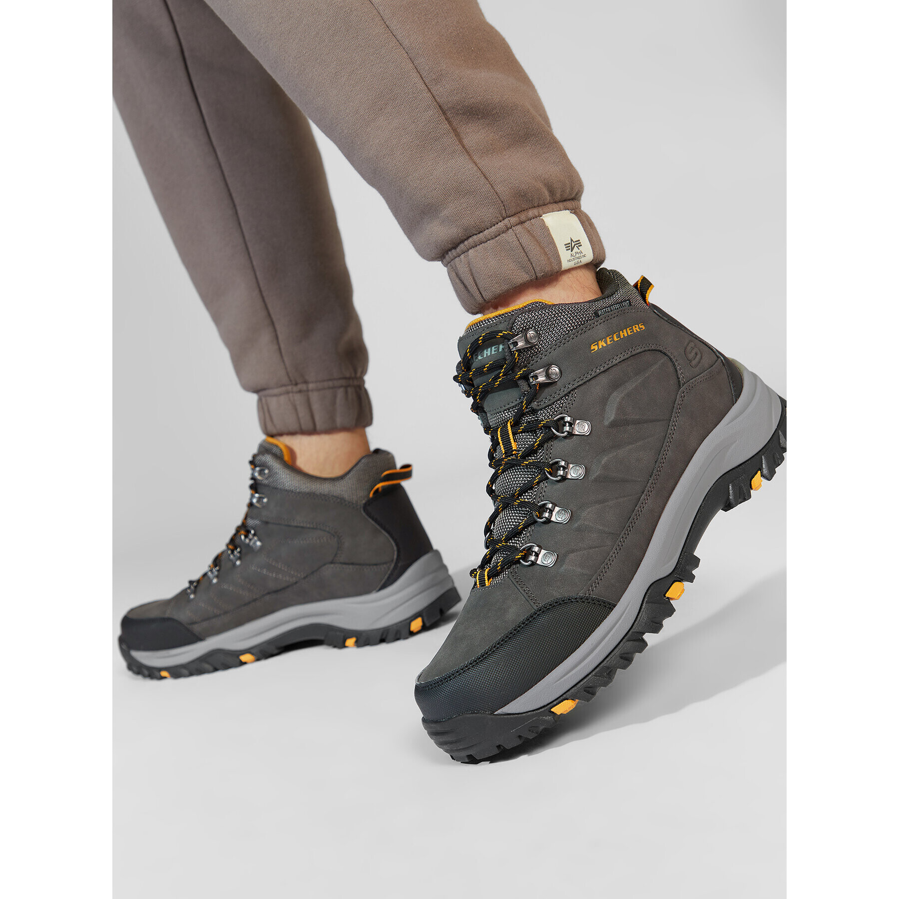 Skechers Туристически Daggett 204642CHAR Сив - Pepit.bg