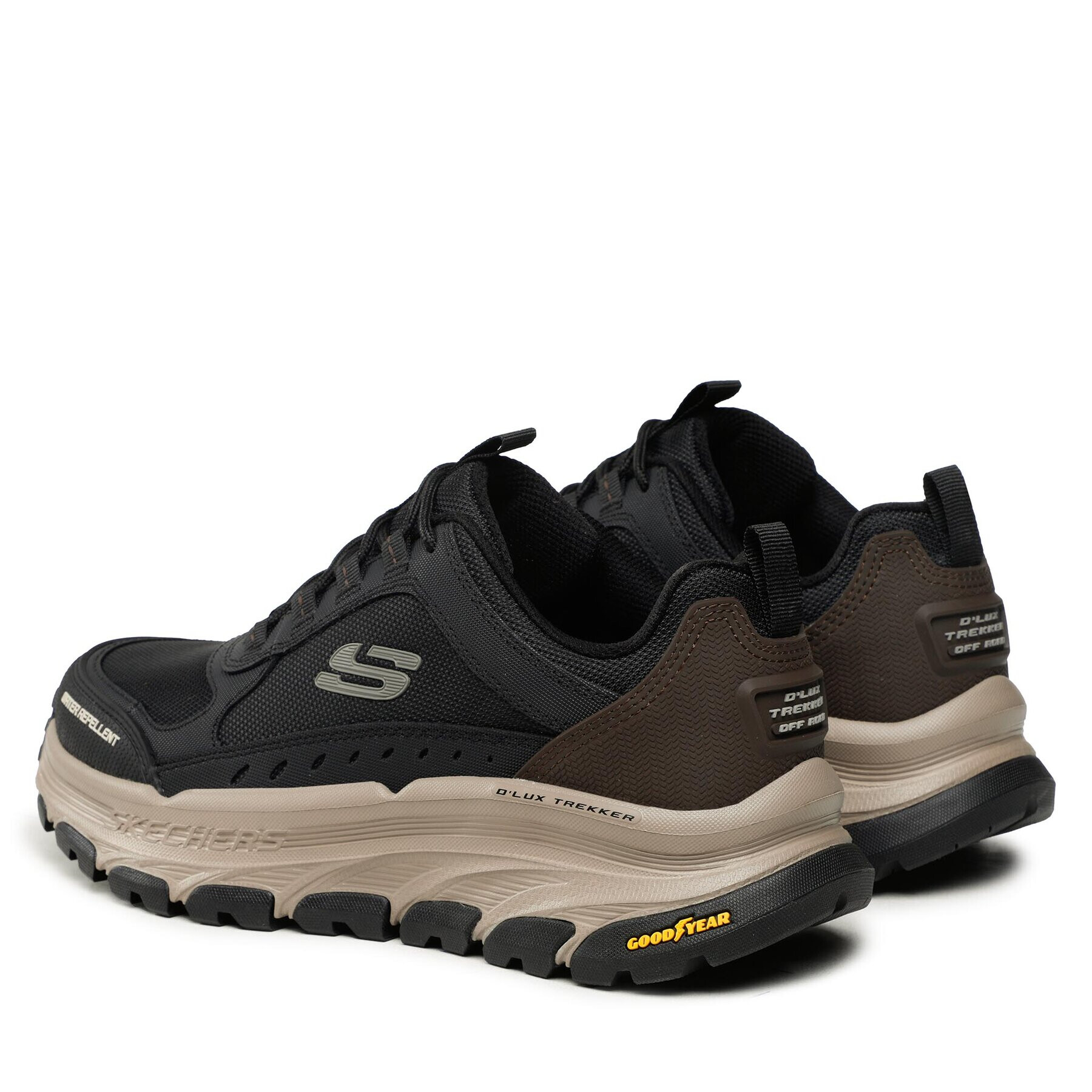 Skechers Туристически D'Lux Trekker 237565/BKNT Черен - Pepit.bg