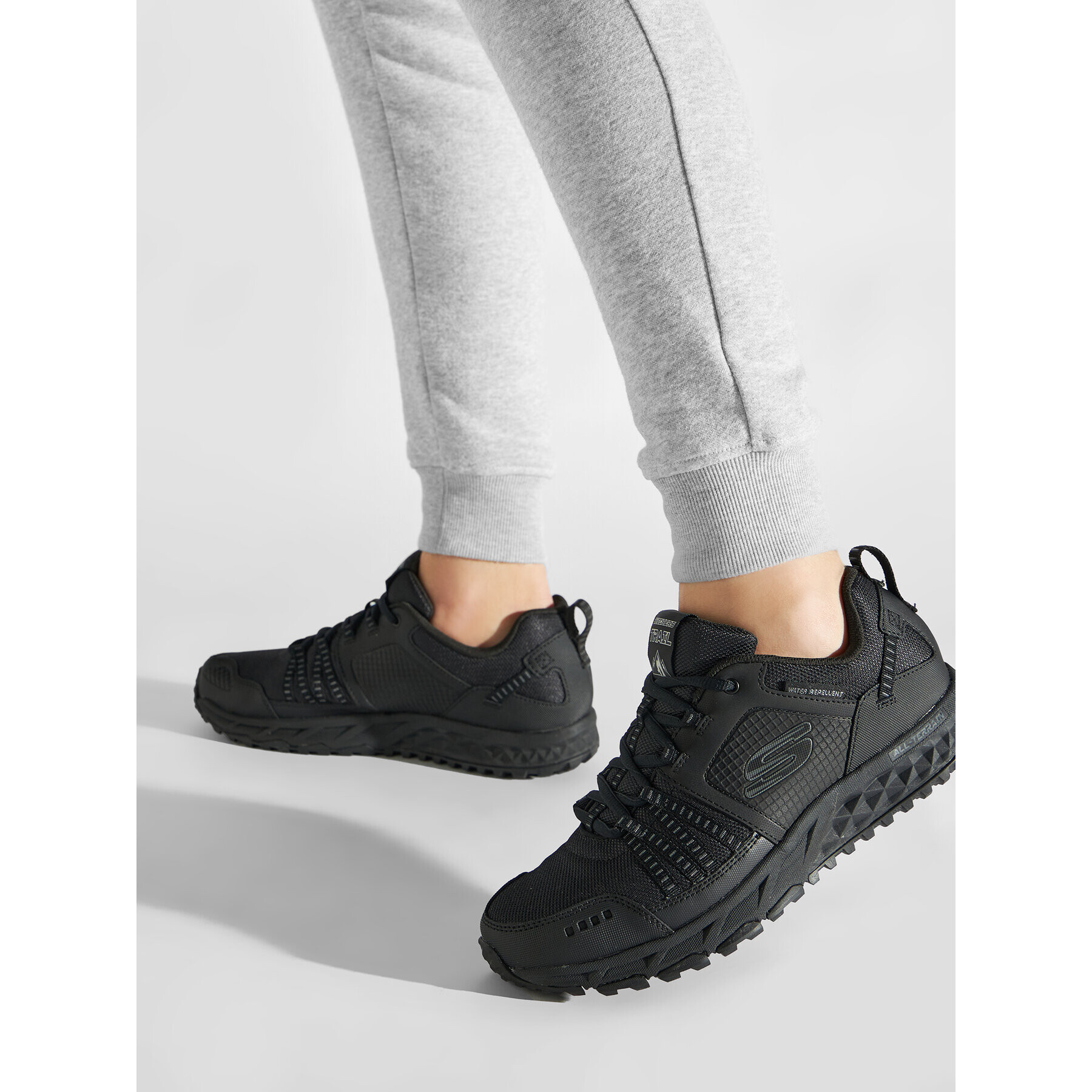 Skechers Туристически Escape Plan 51591/BBK Черен - Pepit.bg