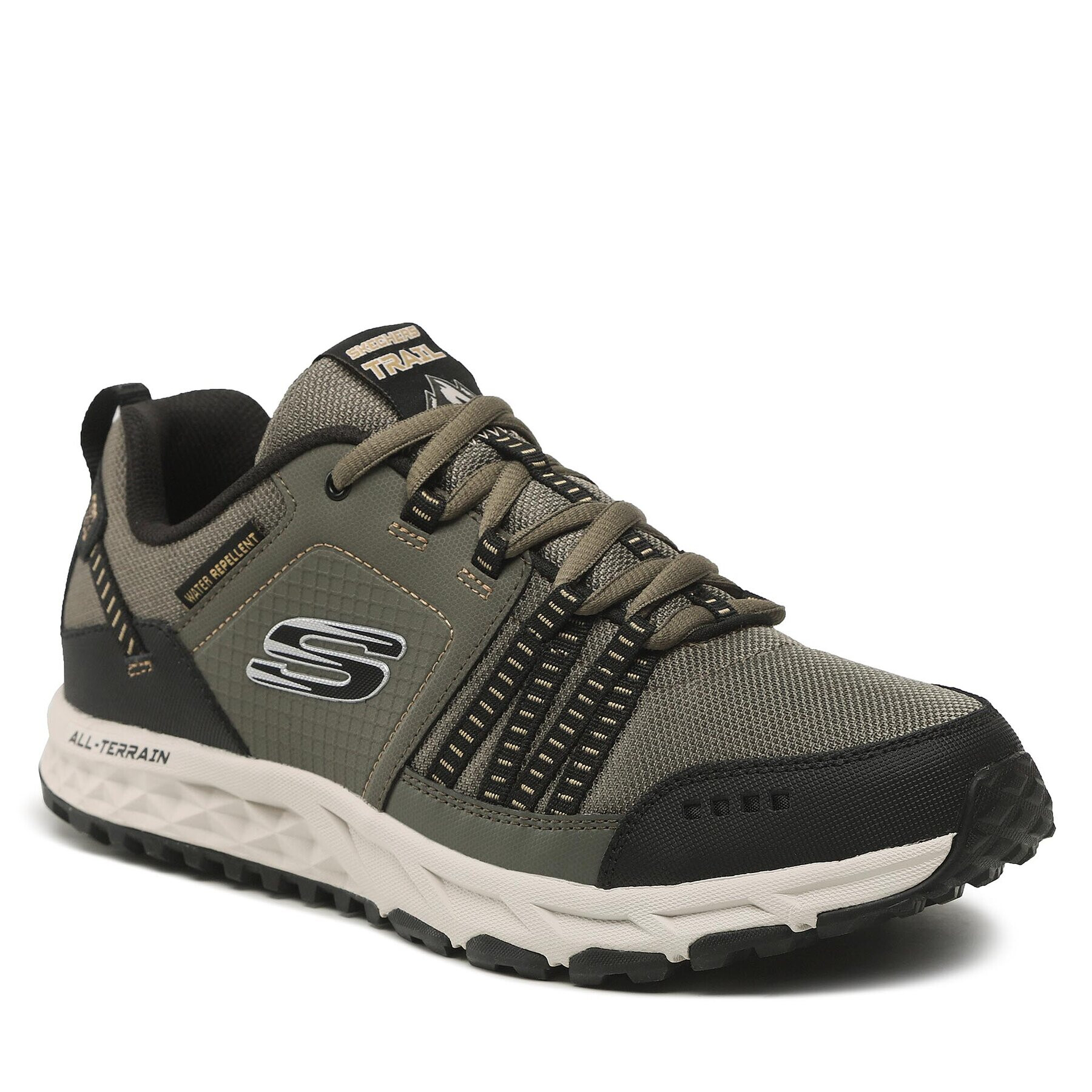 Skechers Туристически Escape Plan 51591/OLBK Каки - Pepit.bg