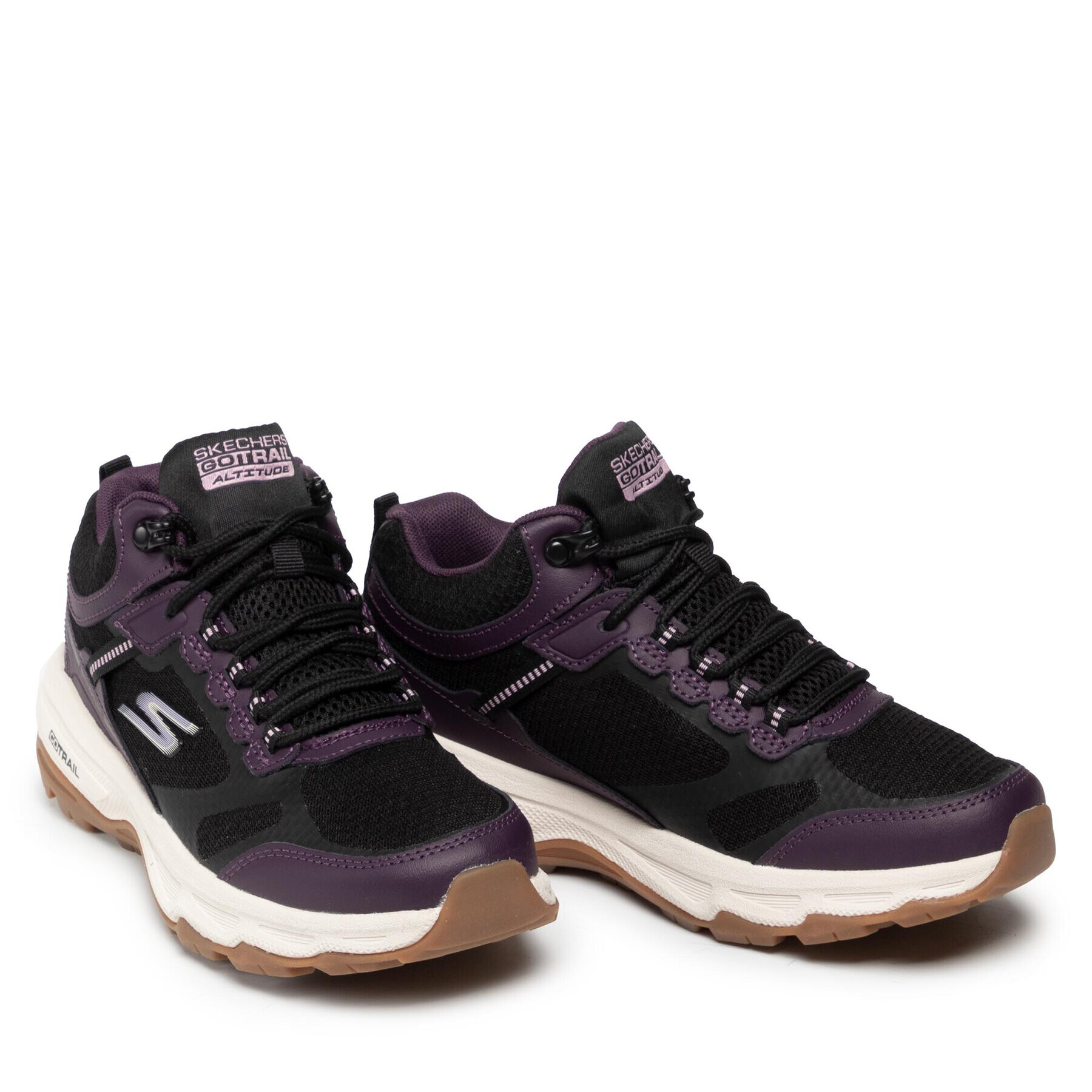 Skechers Туристически Highly Elevated 128206/BKPR Черен - Pepit.bg