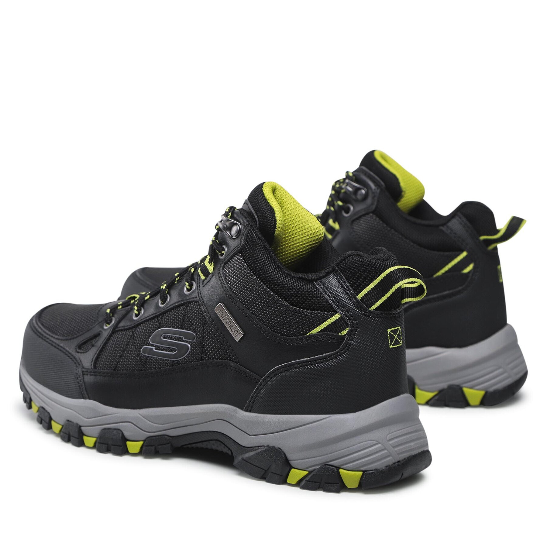 Skechers Туристически Melano 204477/BLK Черен - Pepit.bg