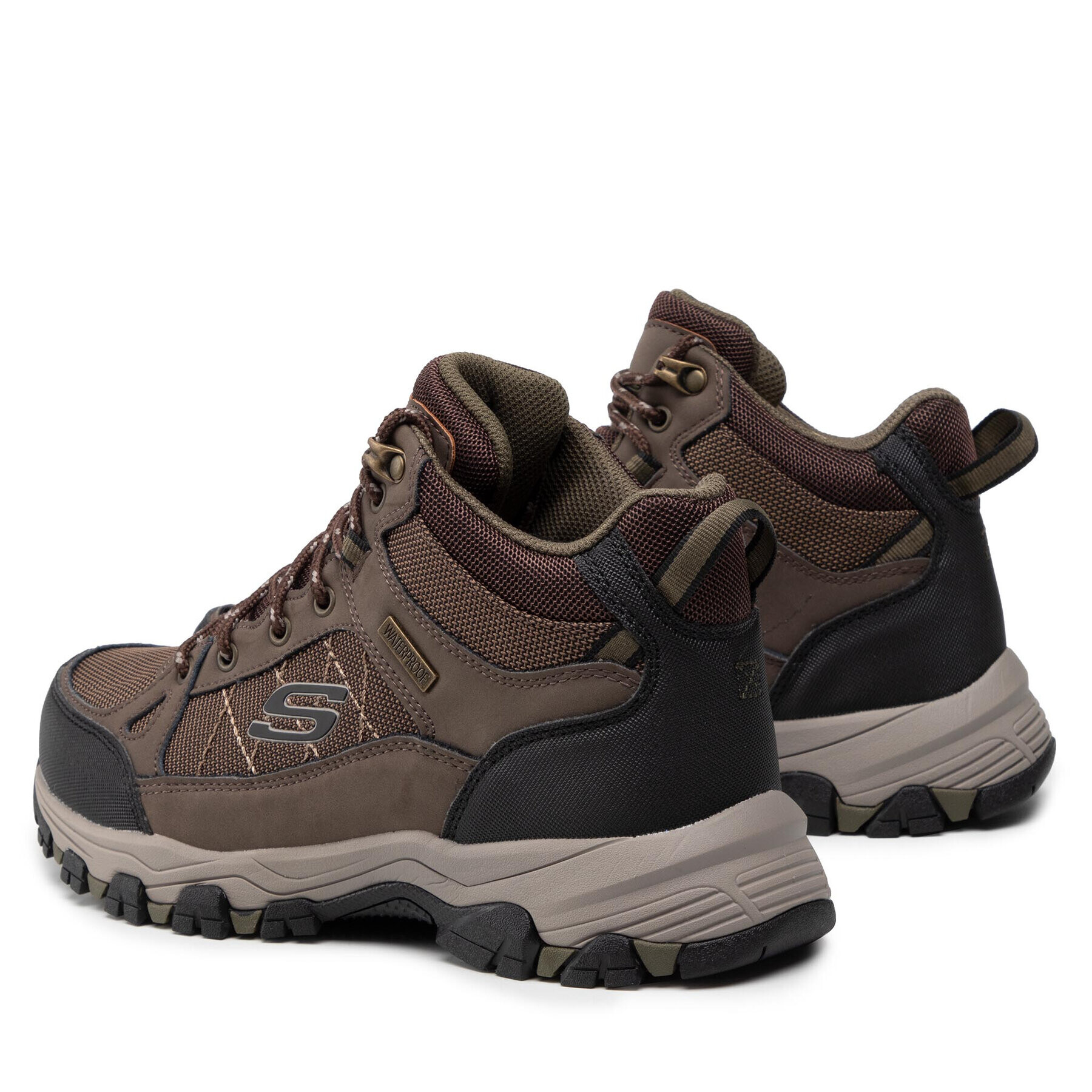 Skechers Туристически Melano 204477/CHOC Кафяв - Pepit.bg