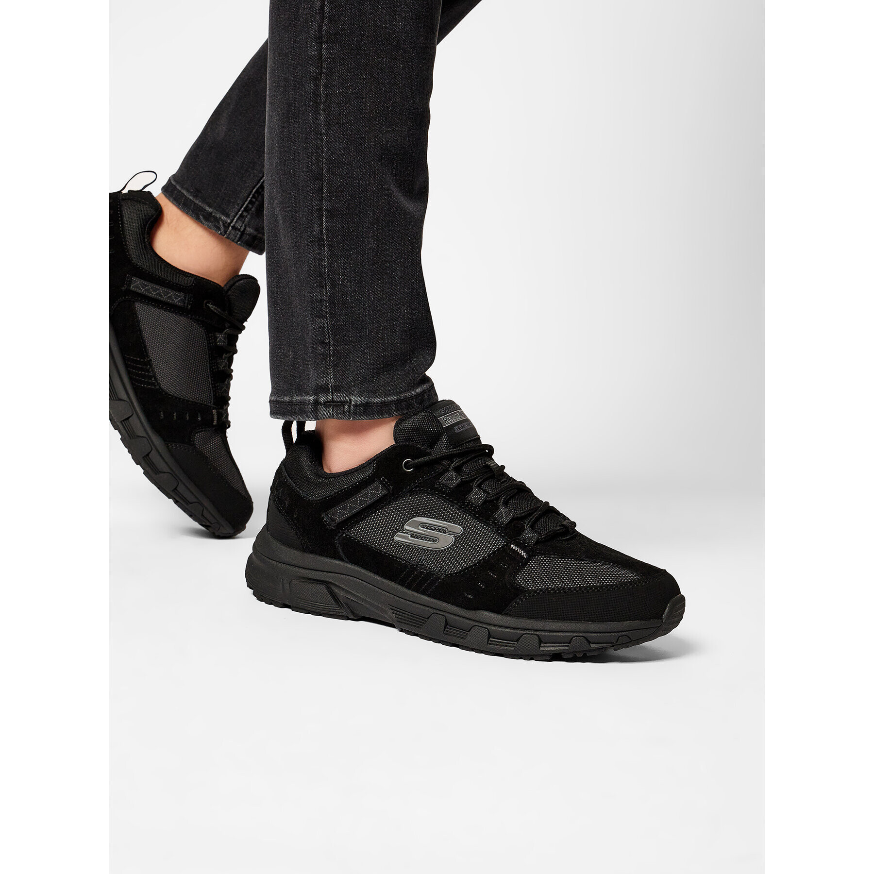 Skechers Туристически Oak Canyon 51893/BBK Черен - Pepit.bg