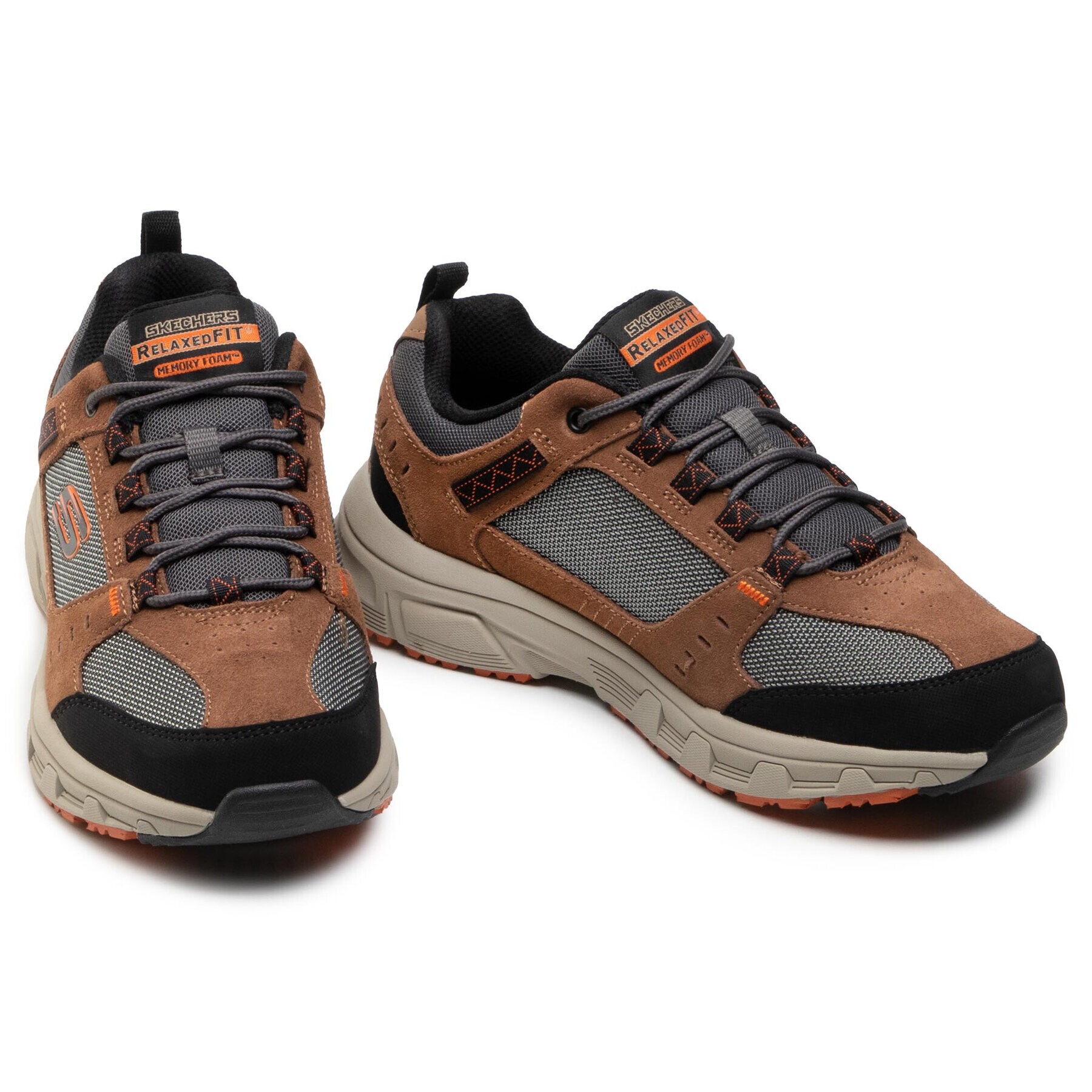 Skechers Туристически Oak Canyon 51893/BRBK Кафяв - Pepit.bg