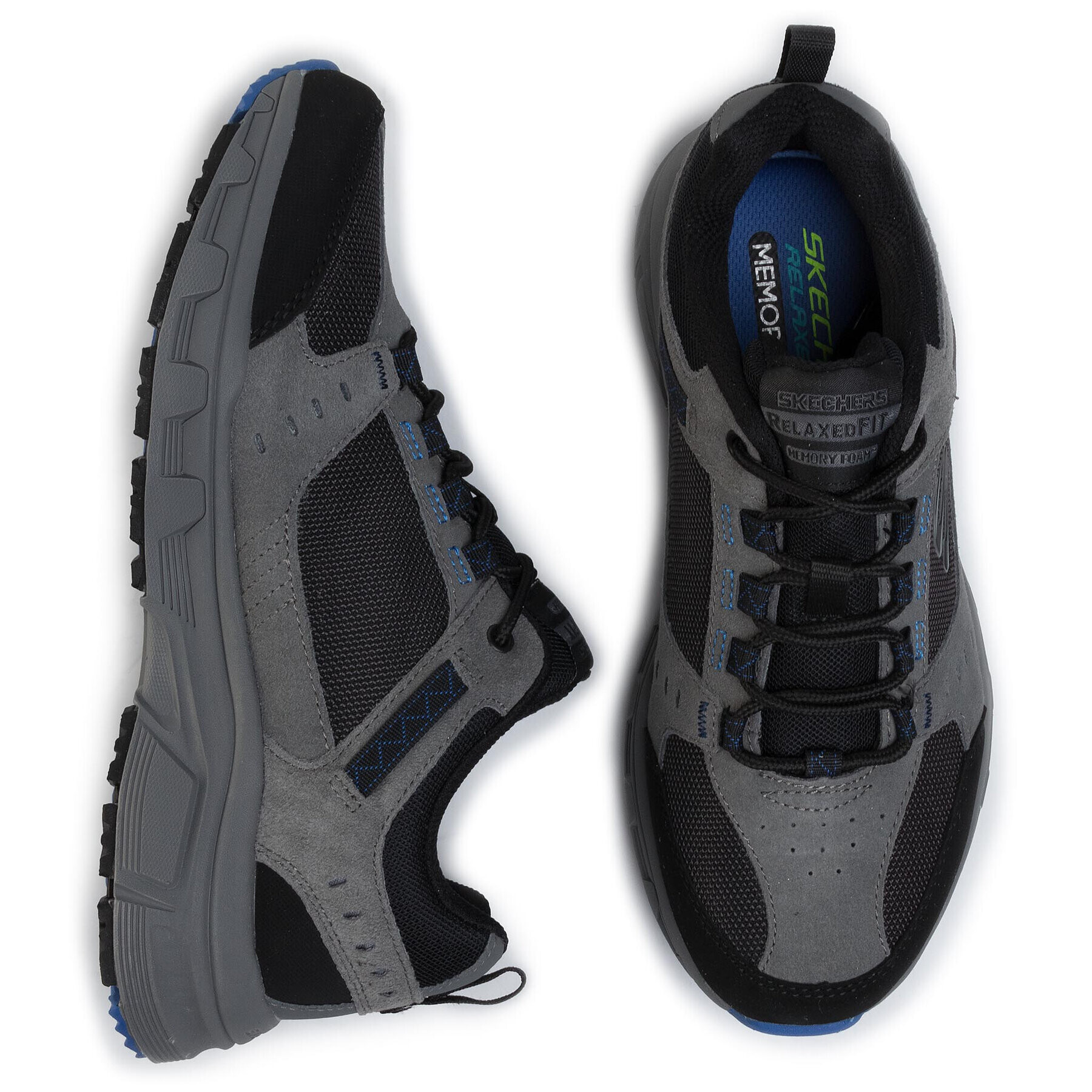 Skechers Туристически Oak Canyon 51893/CCBK Сив - Pepit.bg