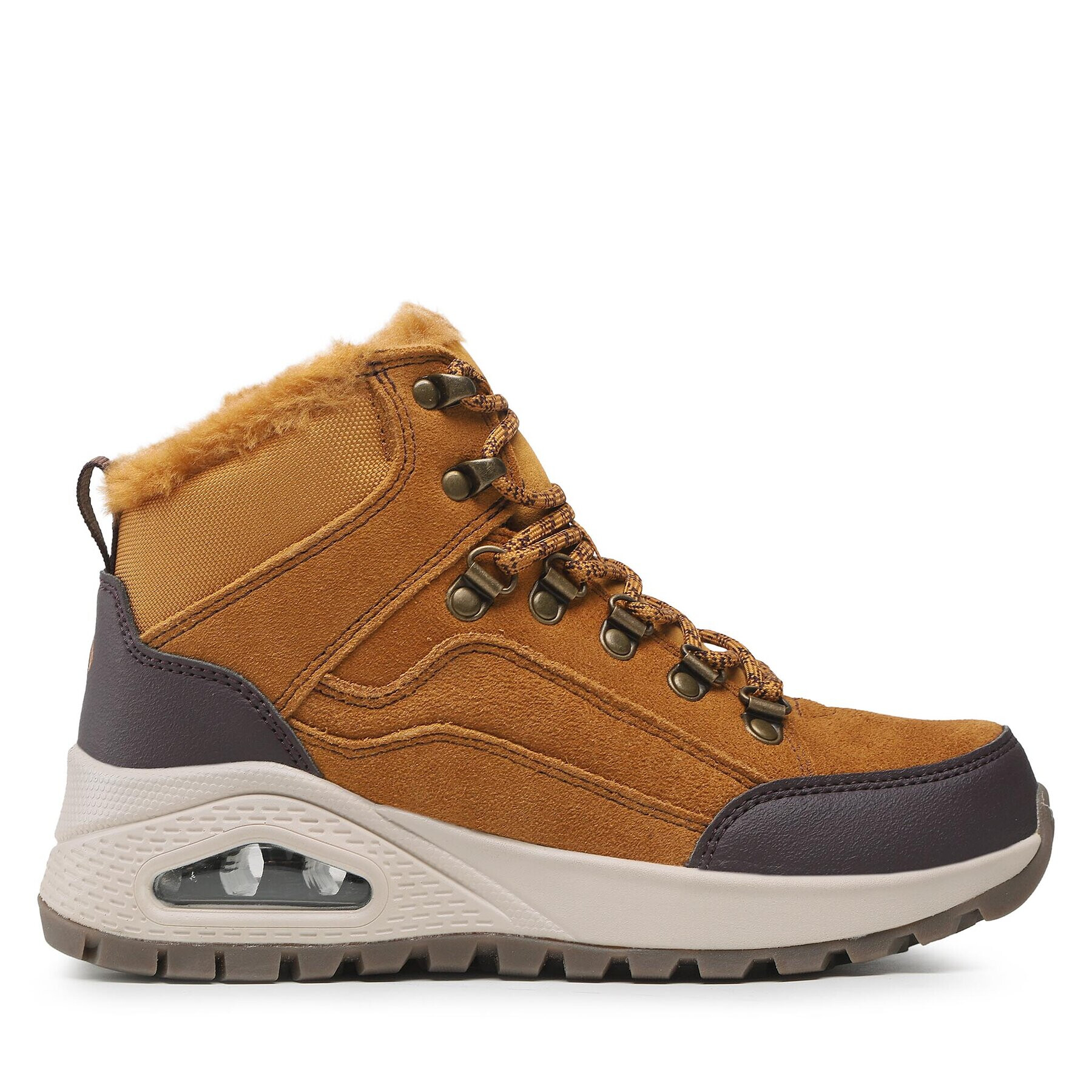 Skechers Туристически oбувки Uno Winter Feels 155224/WTN Кафяв - Pepit.bg