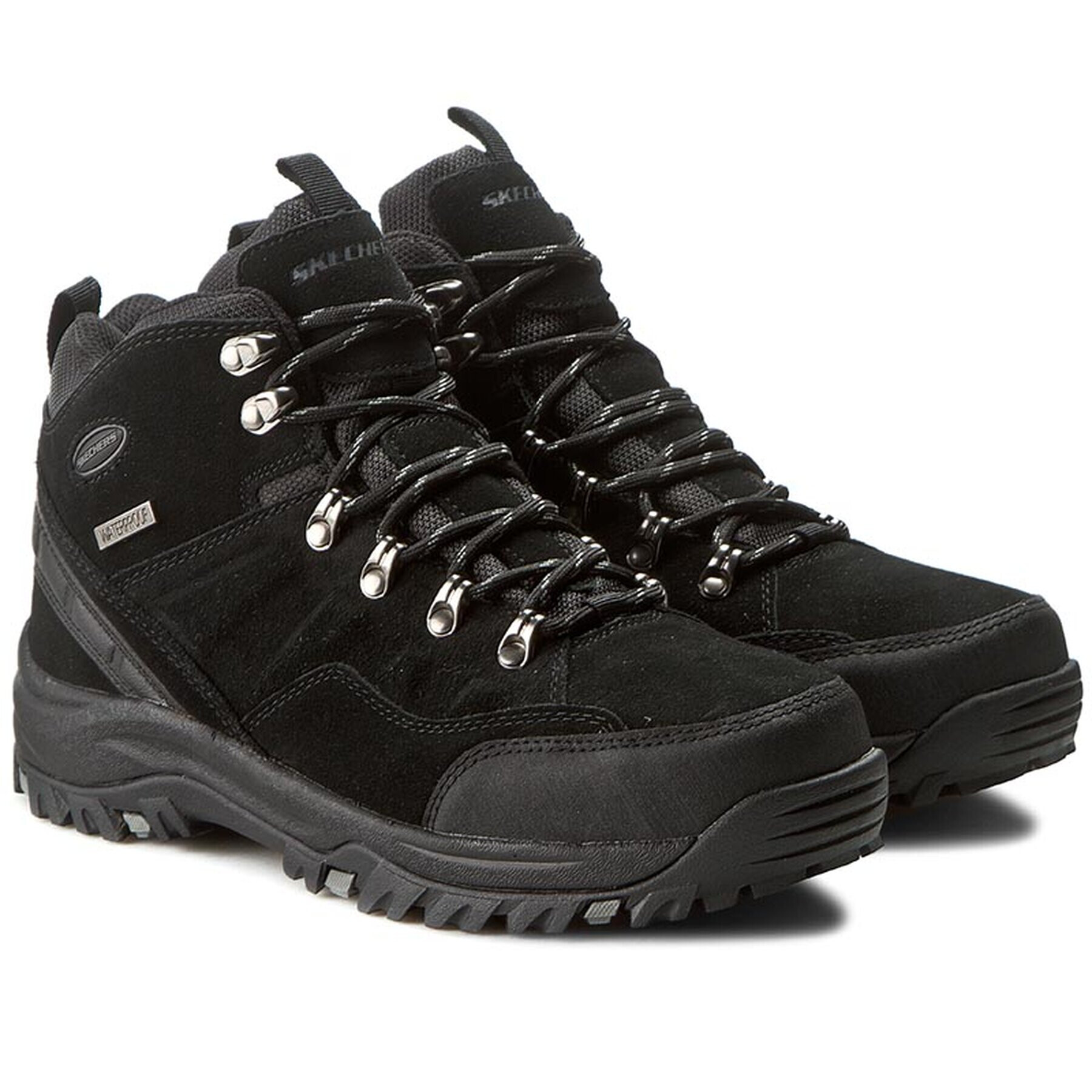 Skechers Туристически Pelmo 64869/BLK Черен - Pepit.bg