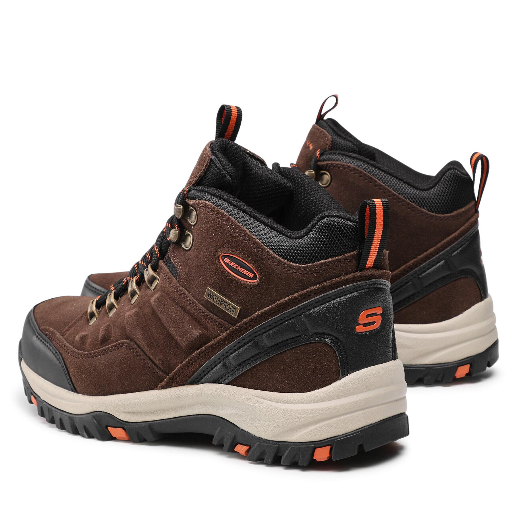 Skechers Туристически Pelmo 64869/DKBR Кафяв - Pepit.bg