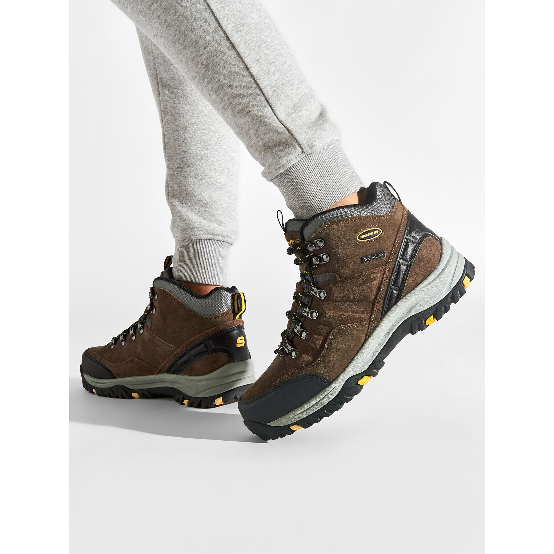 Skechers Туристически Pelmo 64869/KHK Кафяв - Pepit.bg