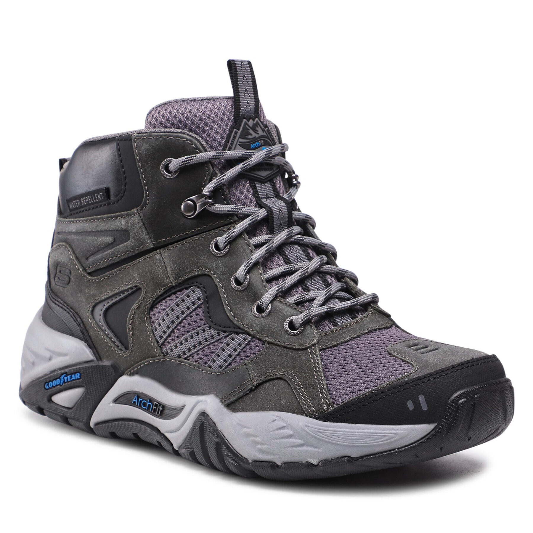 Skechers Туристически Percival 204406/CHAR Сив - Pepit.bg