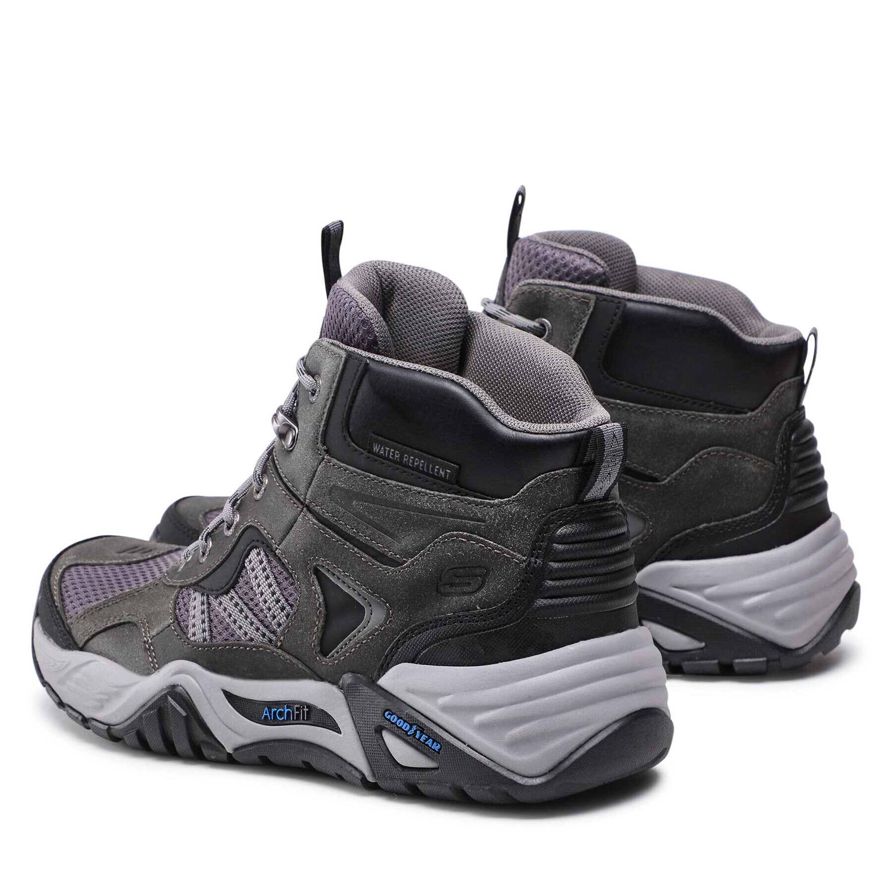 Skechers Туристически Percival 204406/CHAR Сив - Pepit.bg